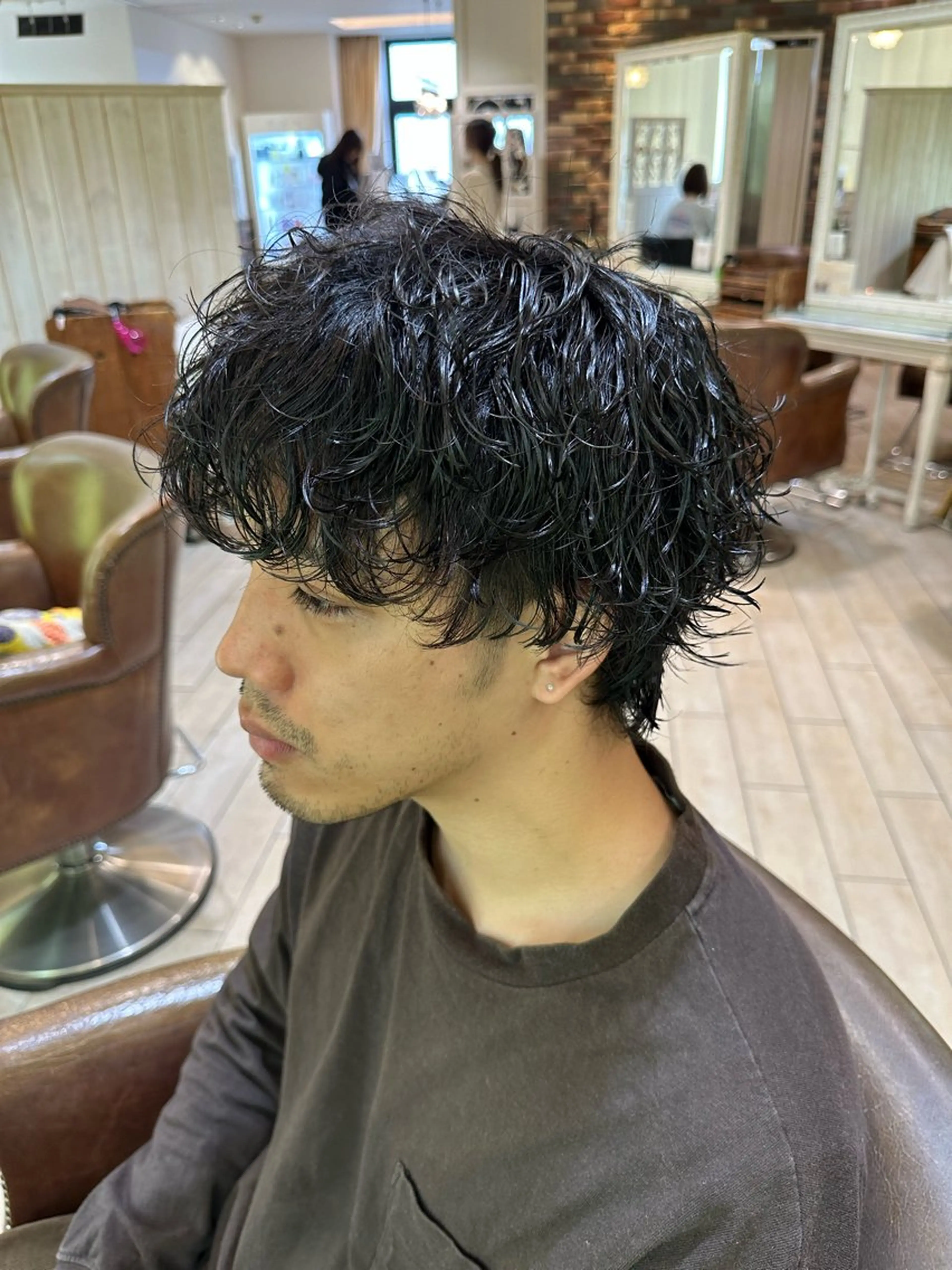 パーマ メンズ カット パーマ メンズパーマ特化🔥 ツイスパ/シャドウのヘアスタイル