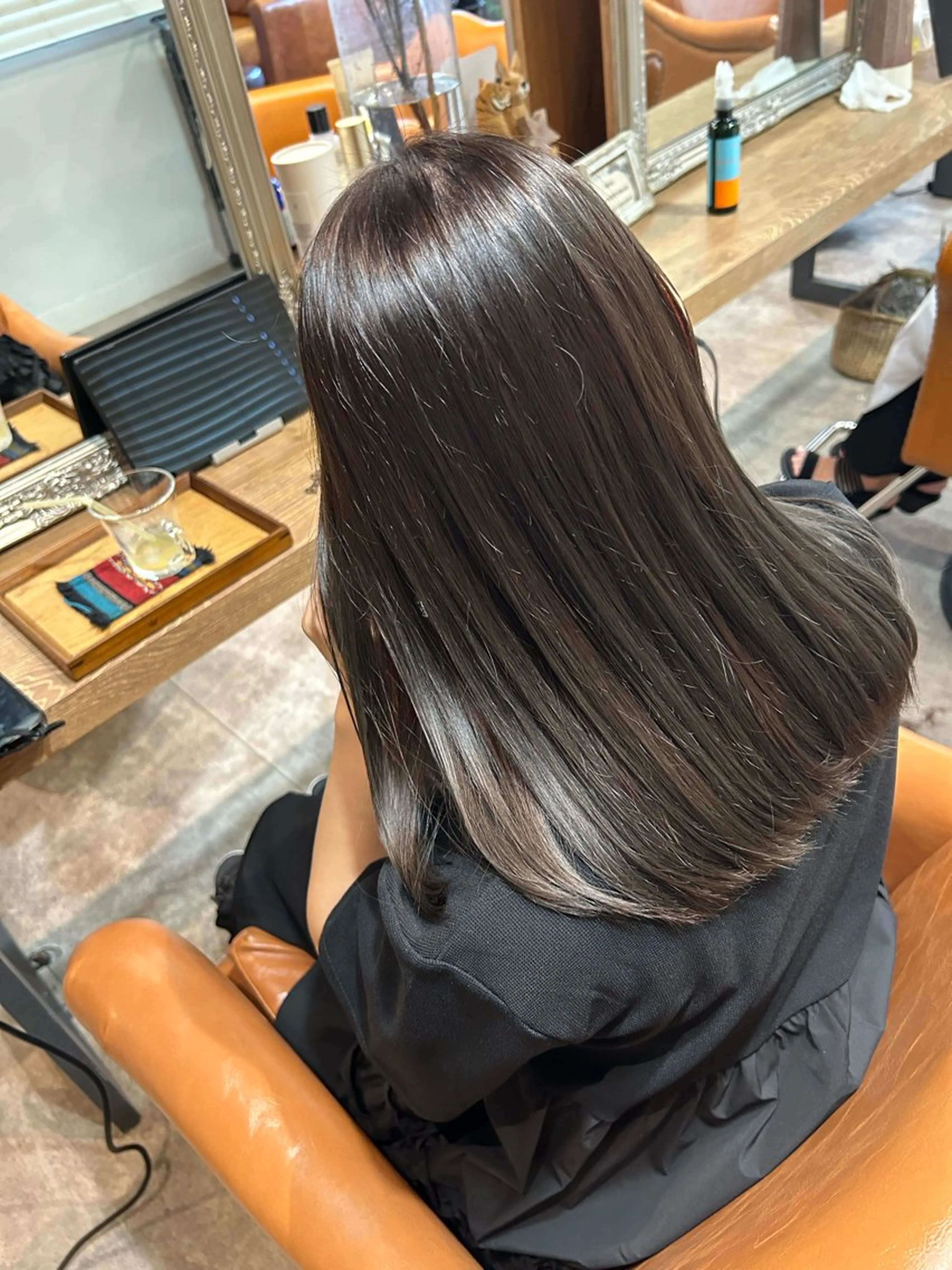 セミロング カラー HARE nene🐿🍡のヘアスタイル