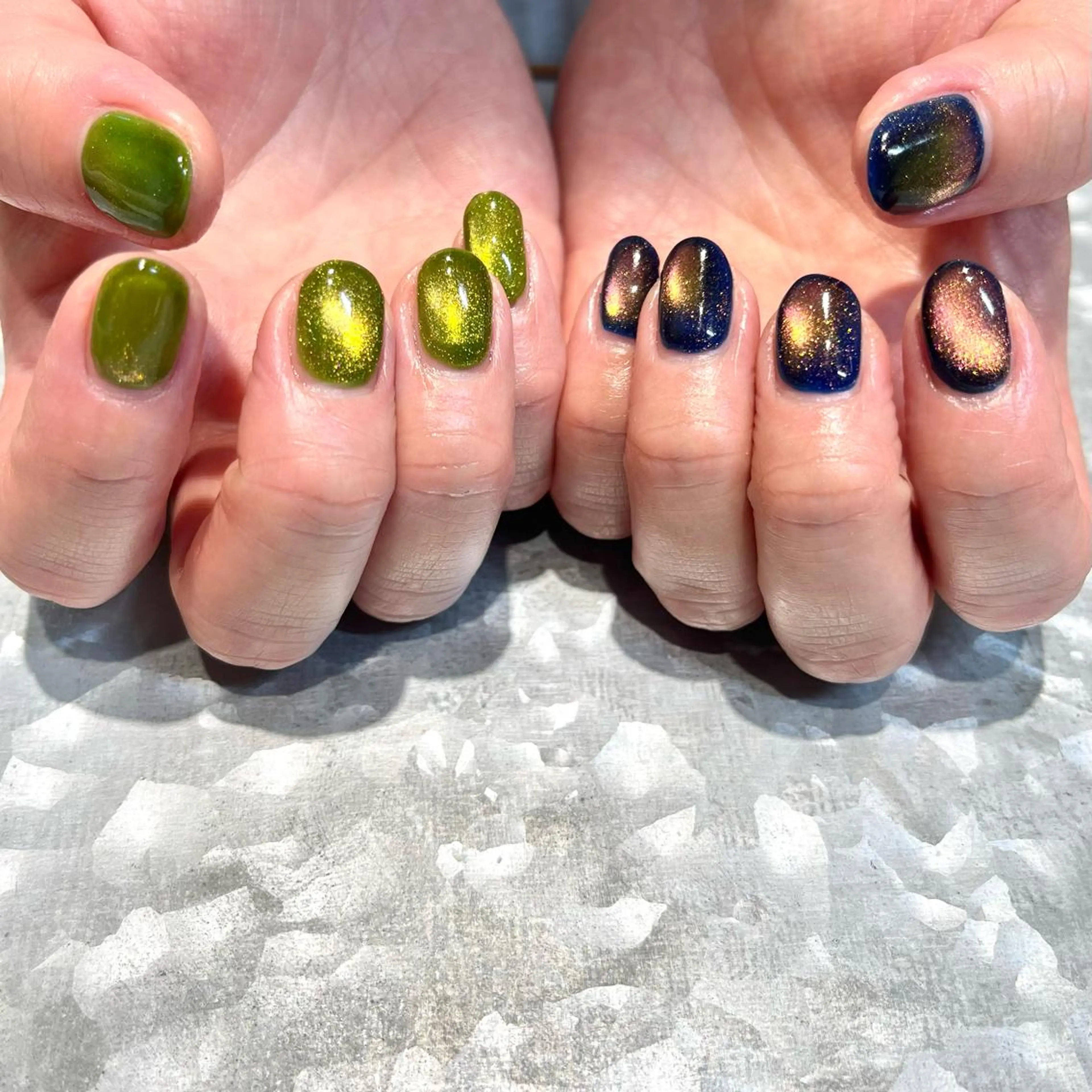 ネイル マグネットネイル TRAM-nail moriizumiのネイルデザイン