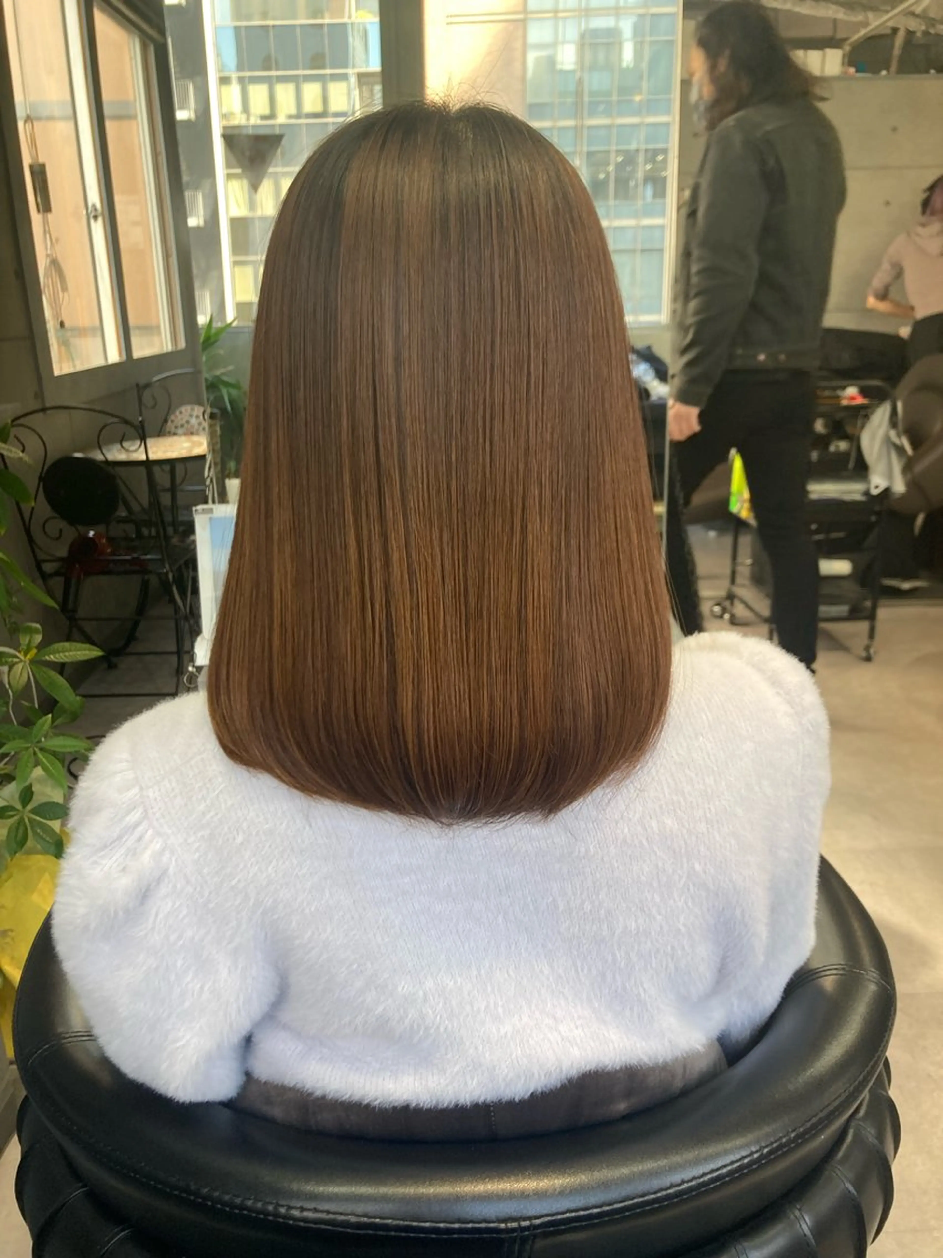 ミディアム トリートメント 髪質改善☺︎縮毛矯正 ふじい まりんのヘアスタイル