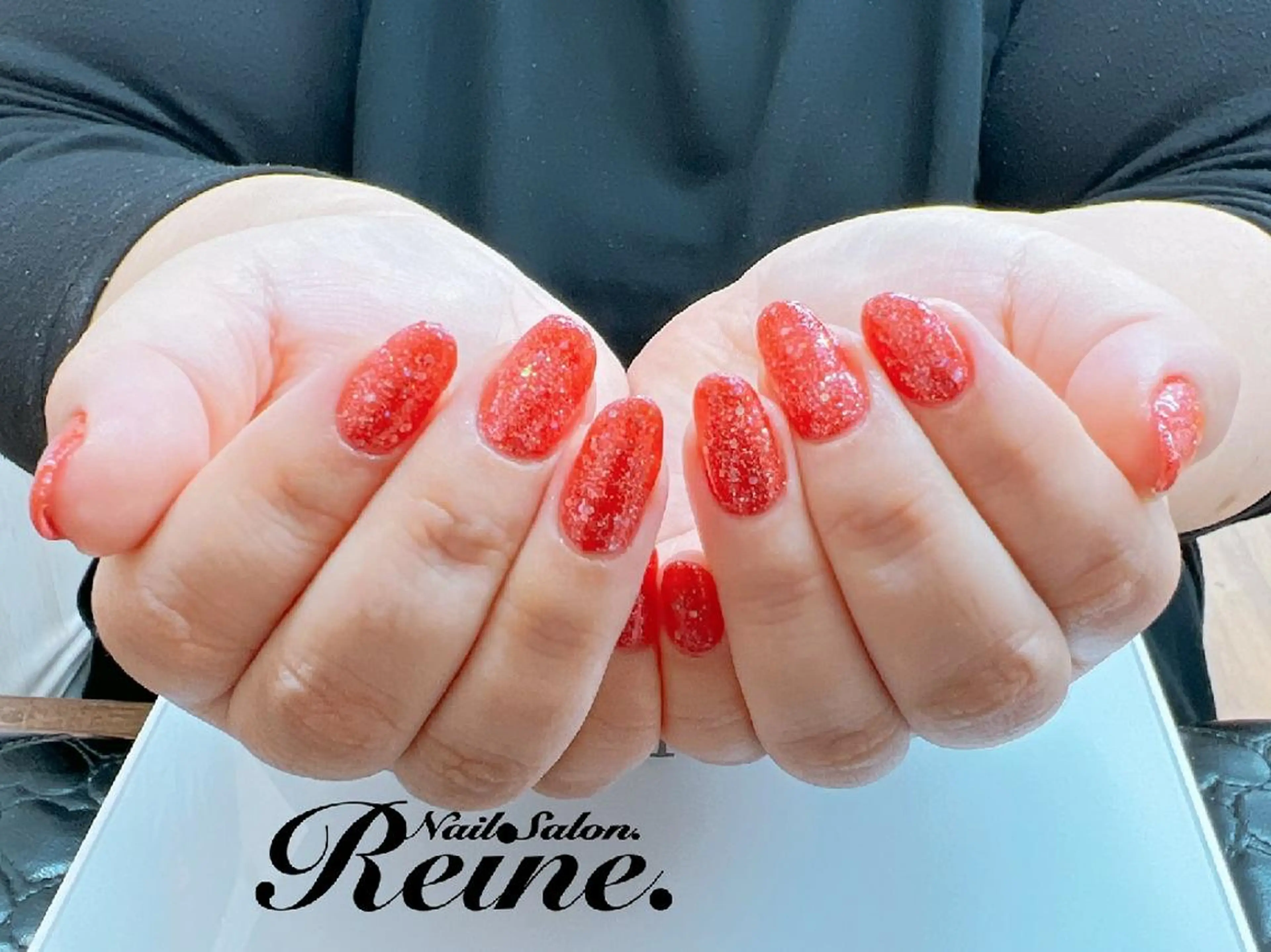 ネイル キラキラネイル ラメ(グリッター) Nailsalon Reine所属・玉栄 伶奈のネイルデザイン