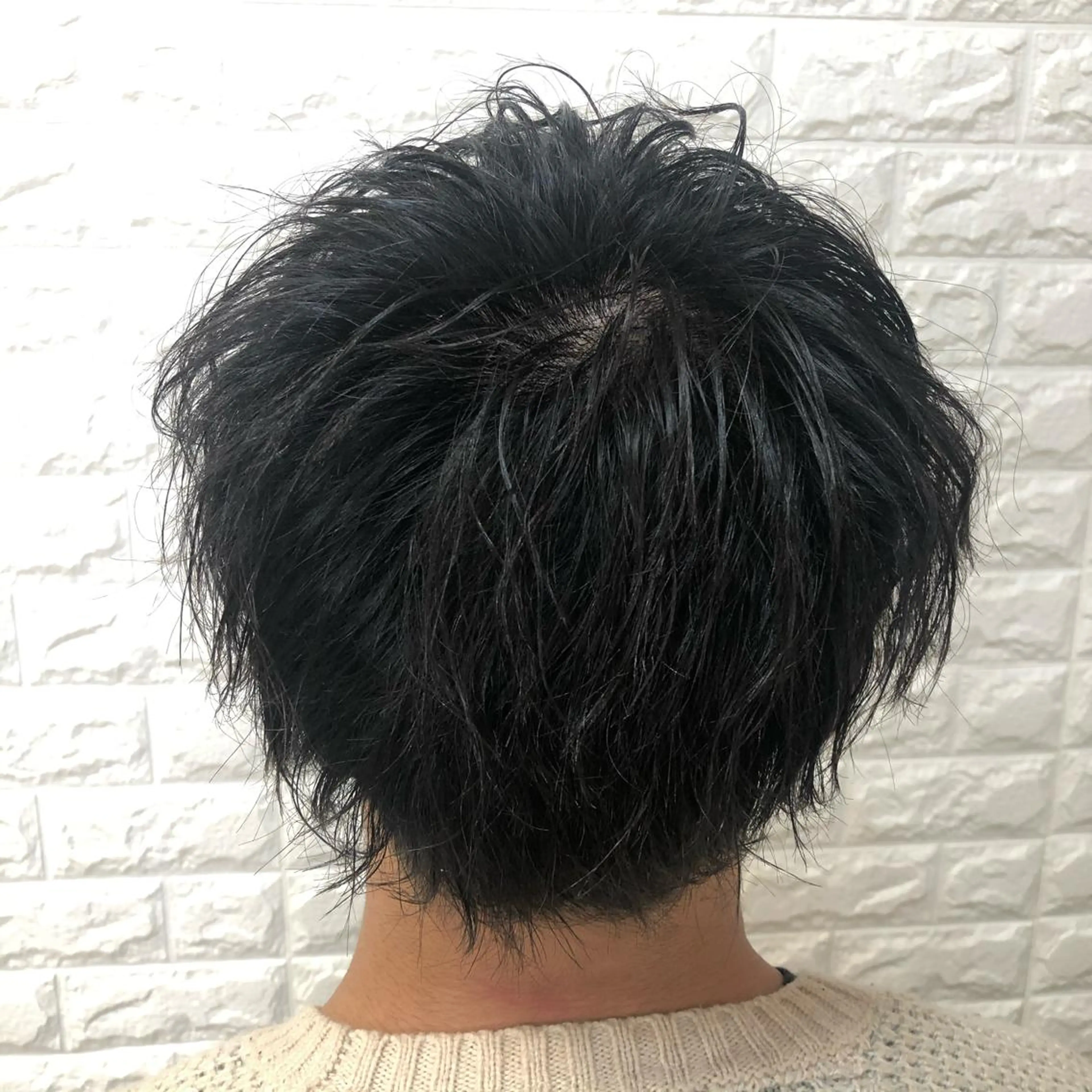 ショート パーマ メンズ カット パーマ 北脇 健治のヘアスタイル