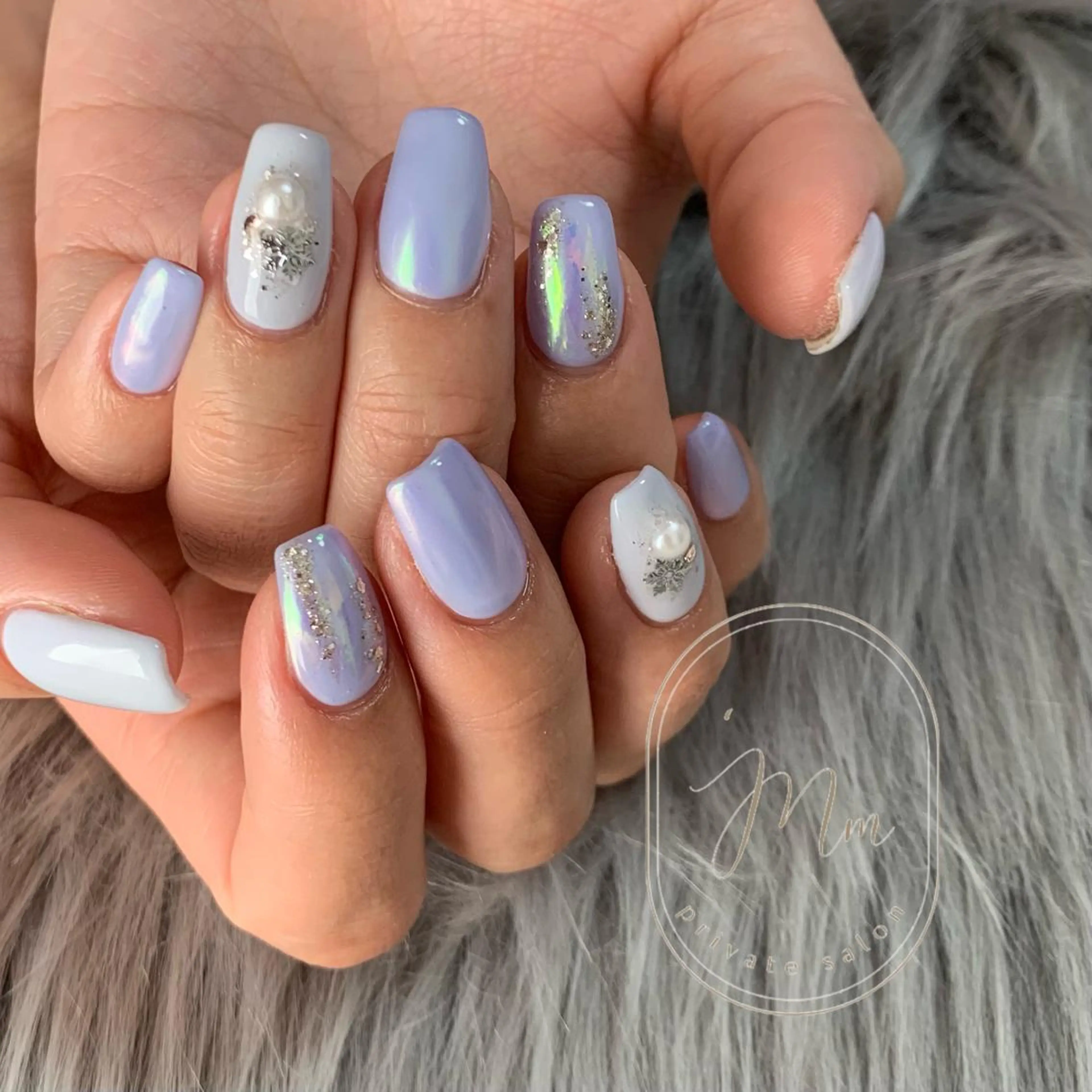 ネイル ハンドネイル 'mm  (ミリ) ＭＡＮＡＭＩのネイルデザイン