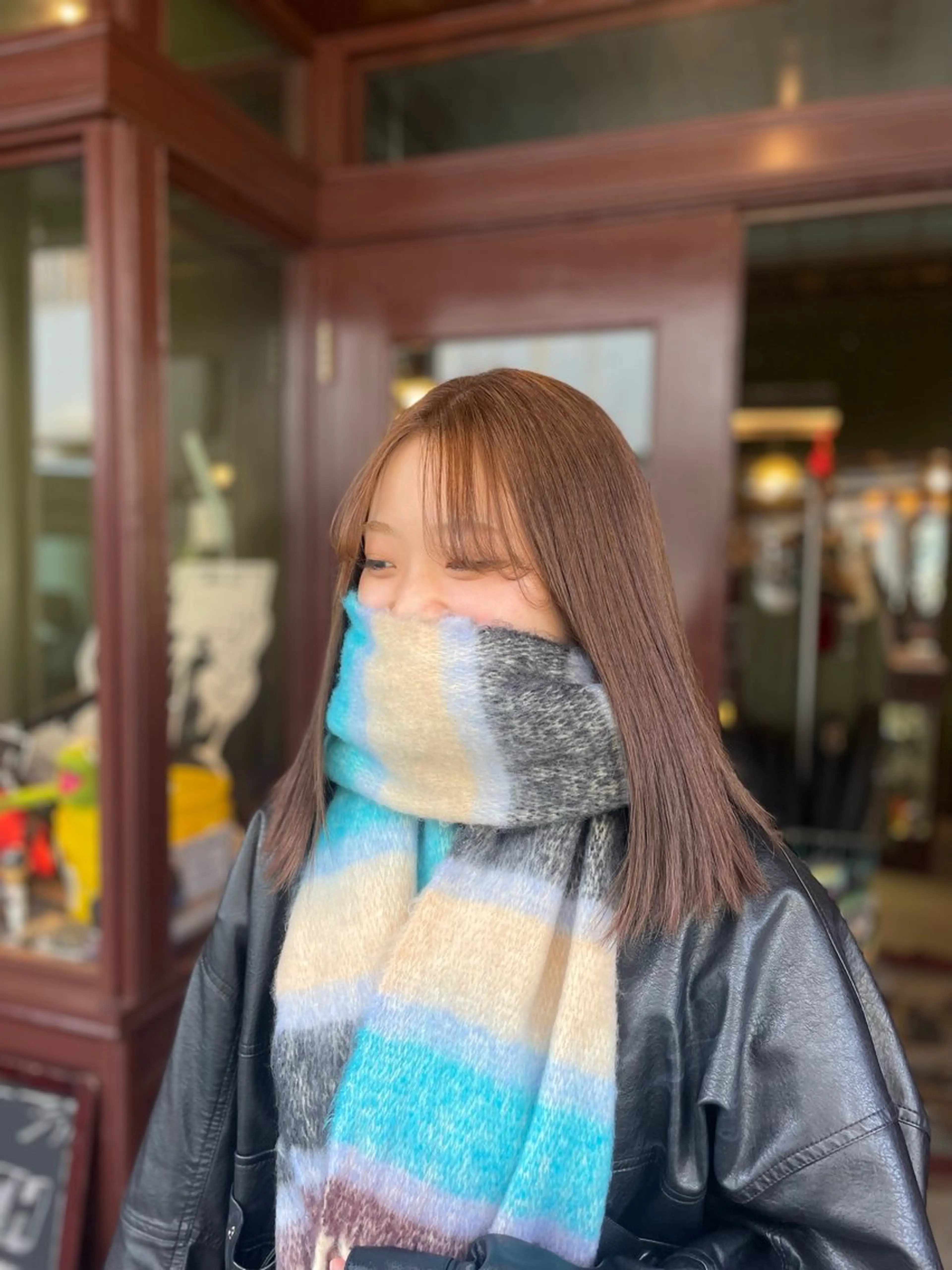 ミディアム カラー カット ヘアカラー トリートメント PATH-hair. storeのヘアスタイル