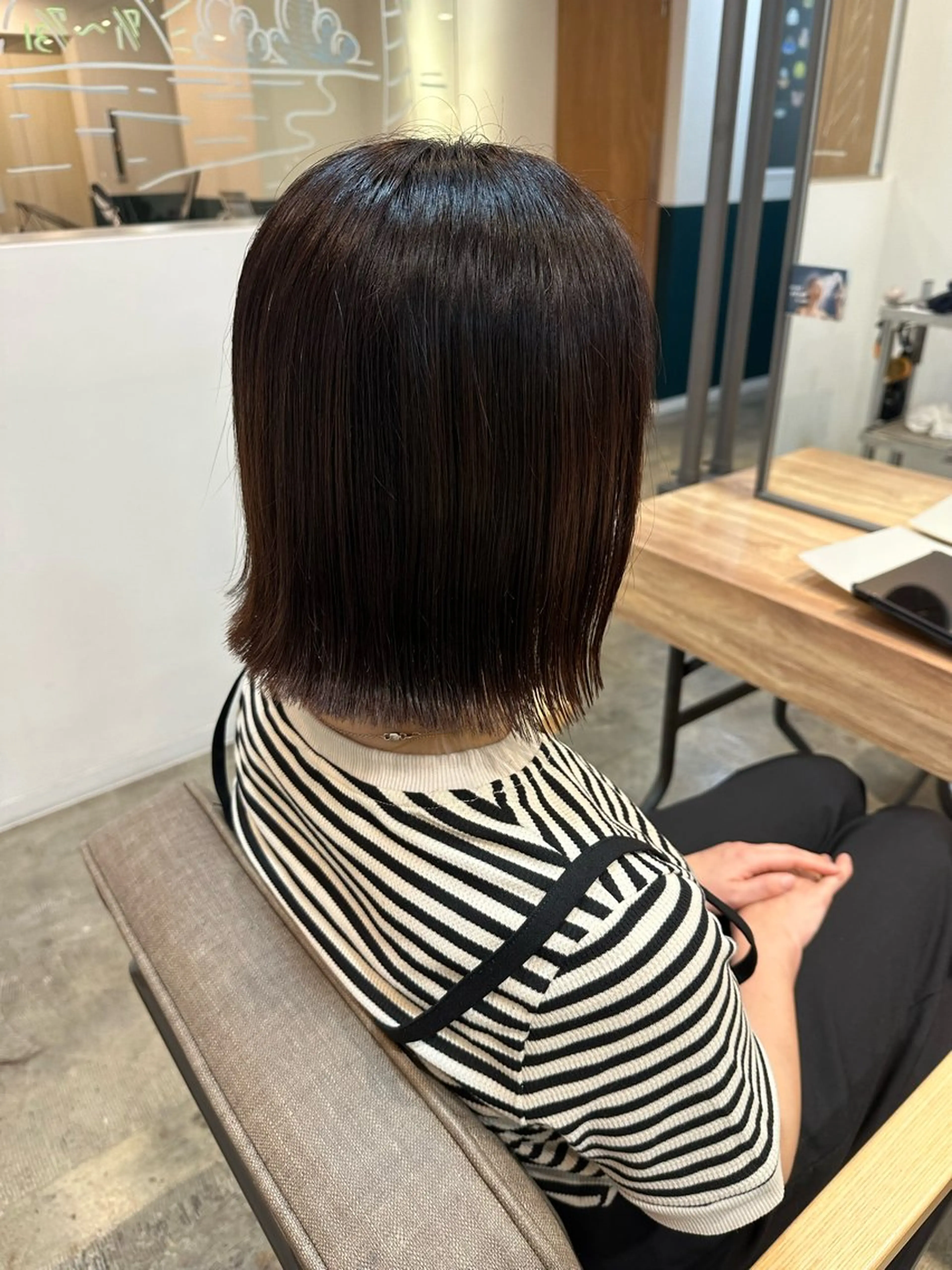 ミディアム ボブ 外ハネヘア ボブ特化美容師 /荒井悠葵のヘアスタイル