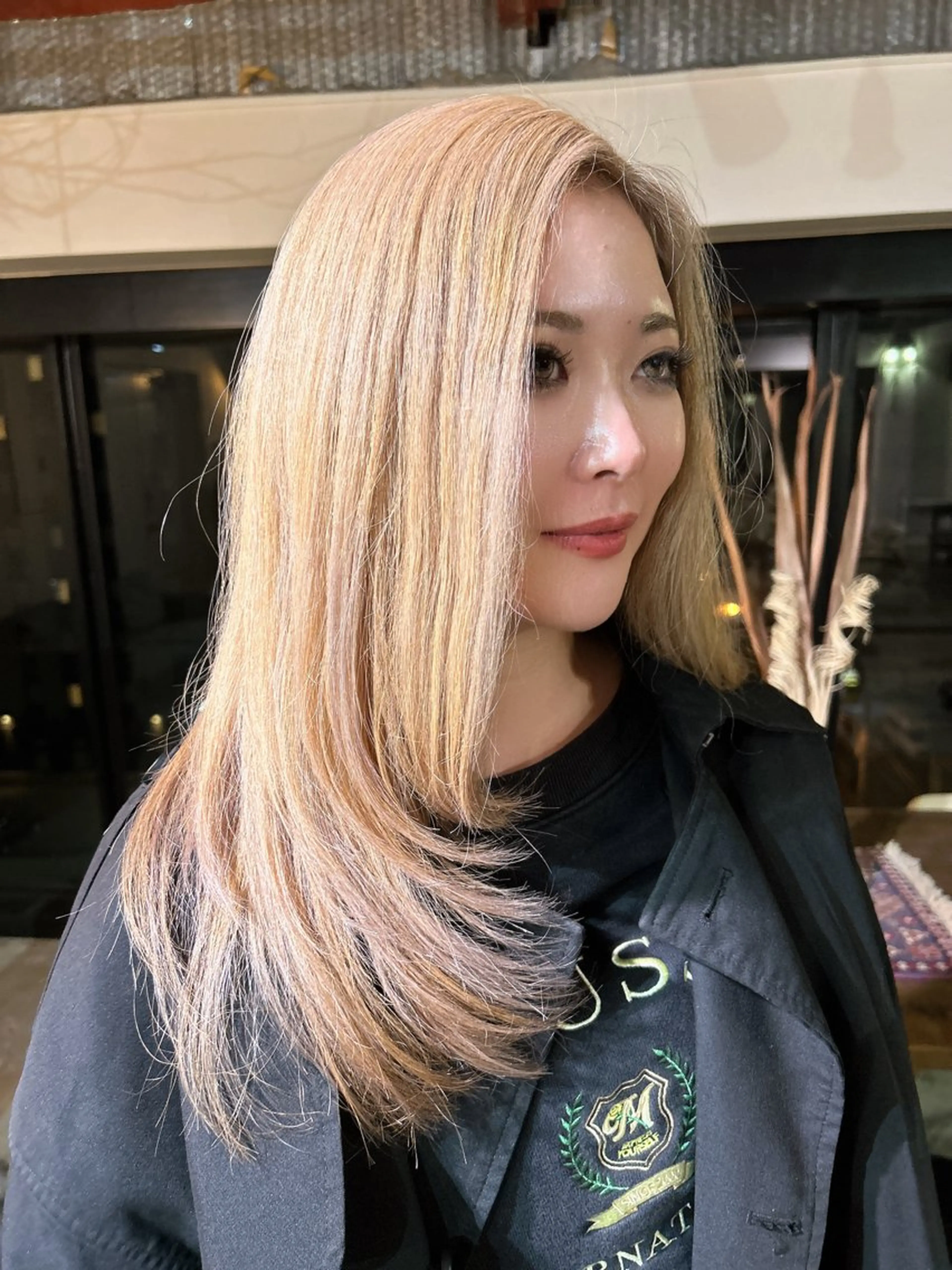 ロング カラー カット ヘアカラー トリートメント ダブルカラー/ 艶髪/SHISEIのヘアスタイル