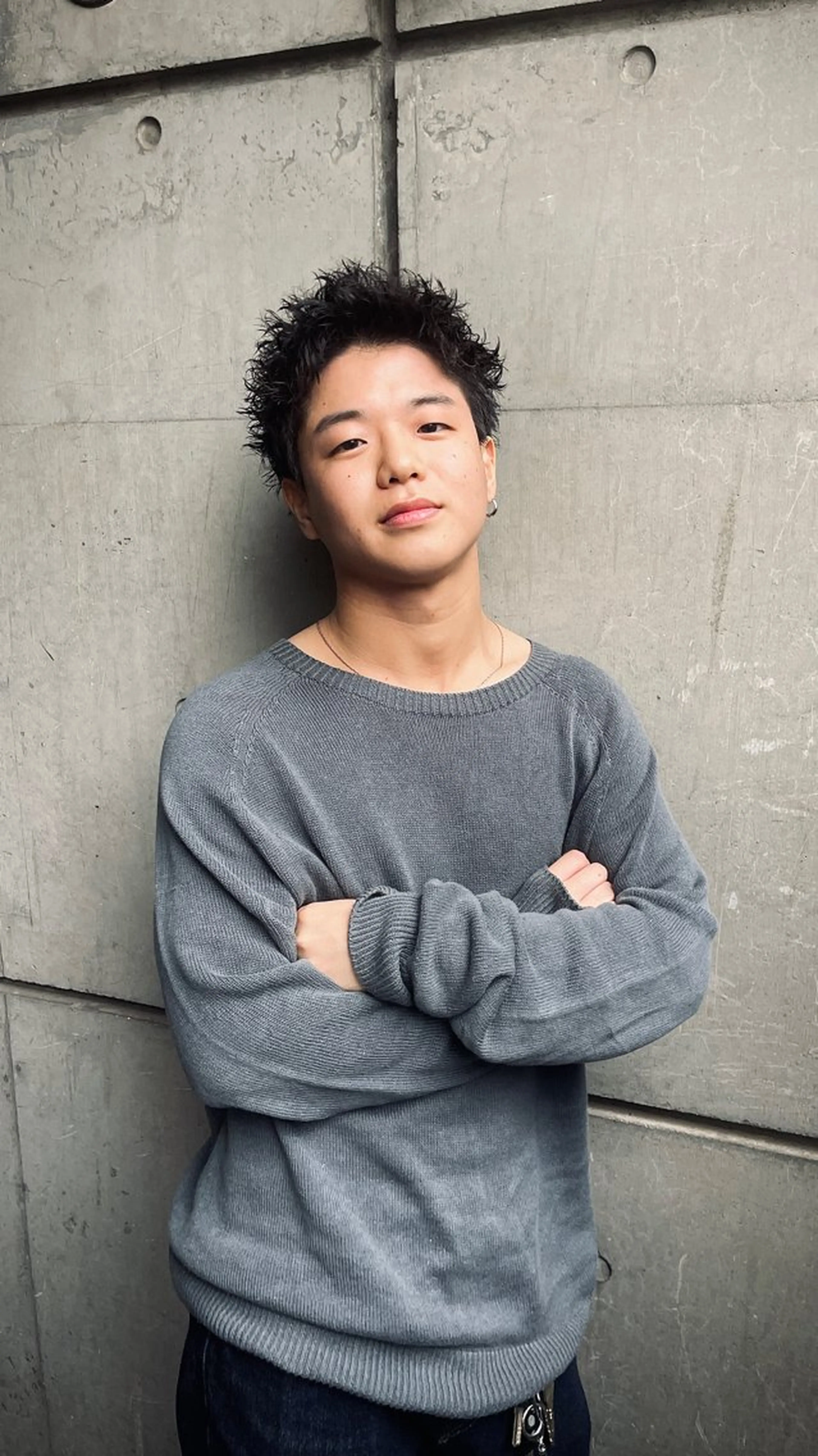 ショート ARISA︎ メンズハイトーンのヘアスタイル