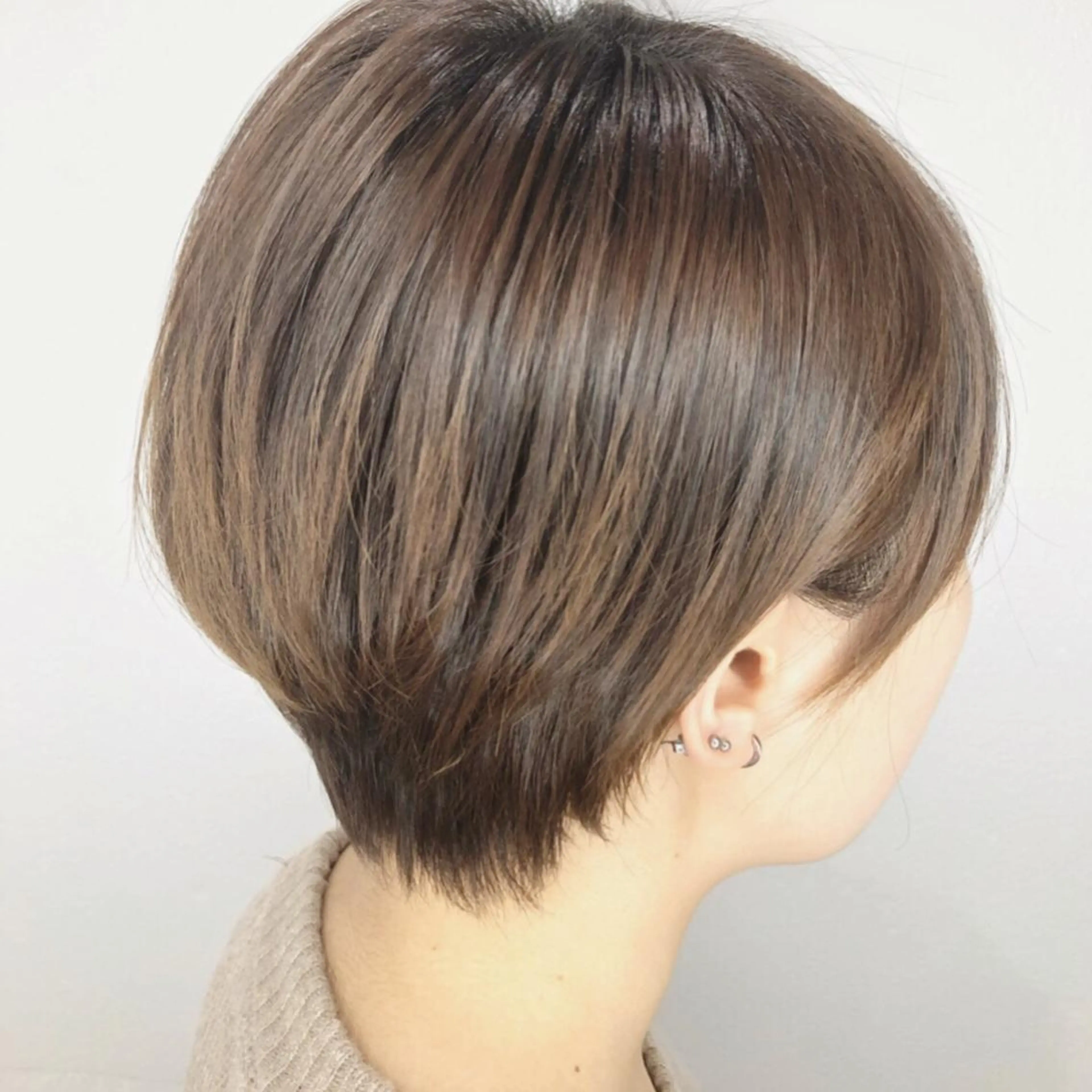 ショート カラー ショートボブ ハンサムショート ボブ ショートヘア 小顔カット カット トリートメント 上田 篤史のヘアスタイル