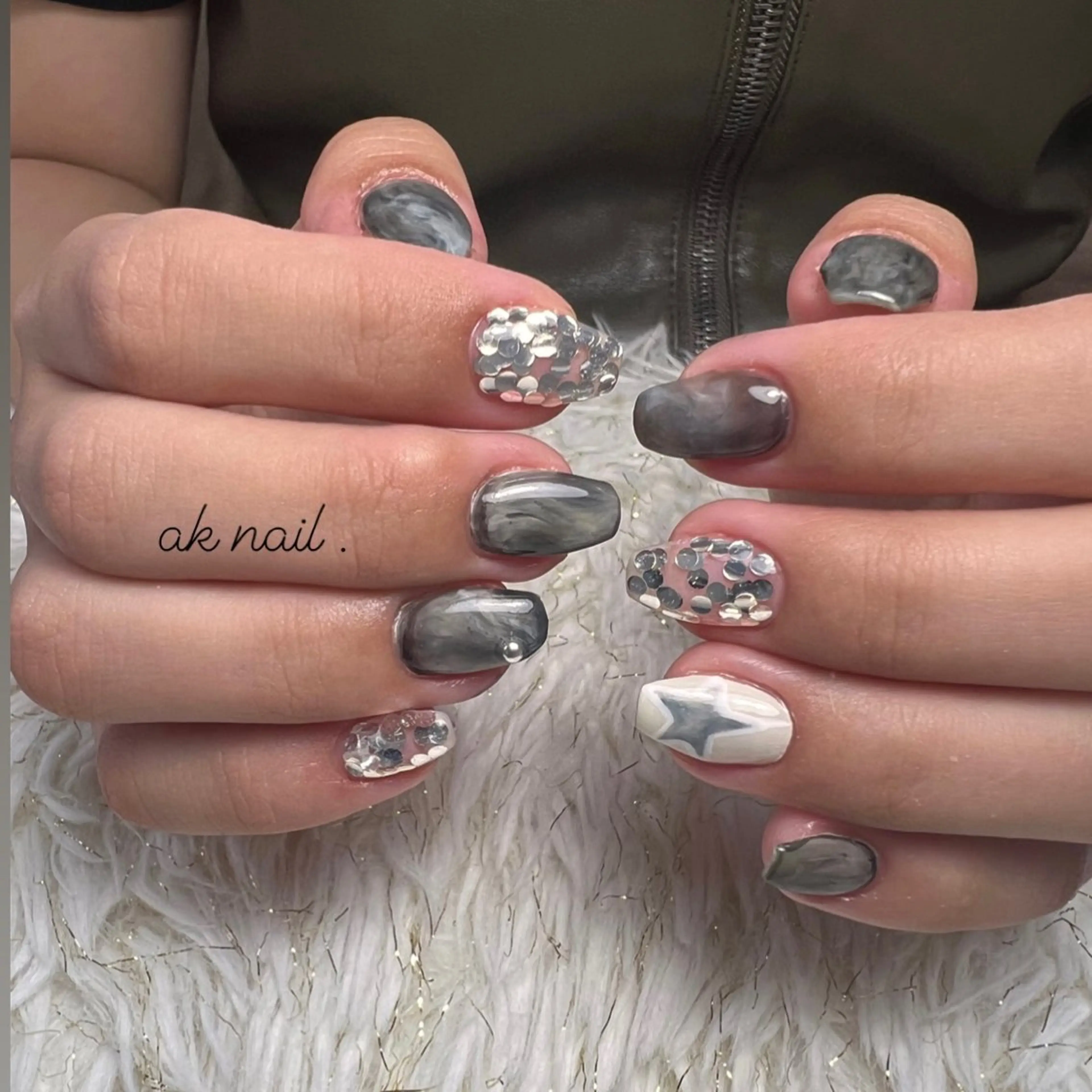 ネイル ハンドネイル ak nail .のネイルデザイン