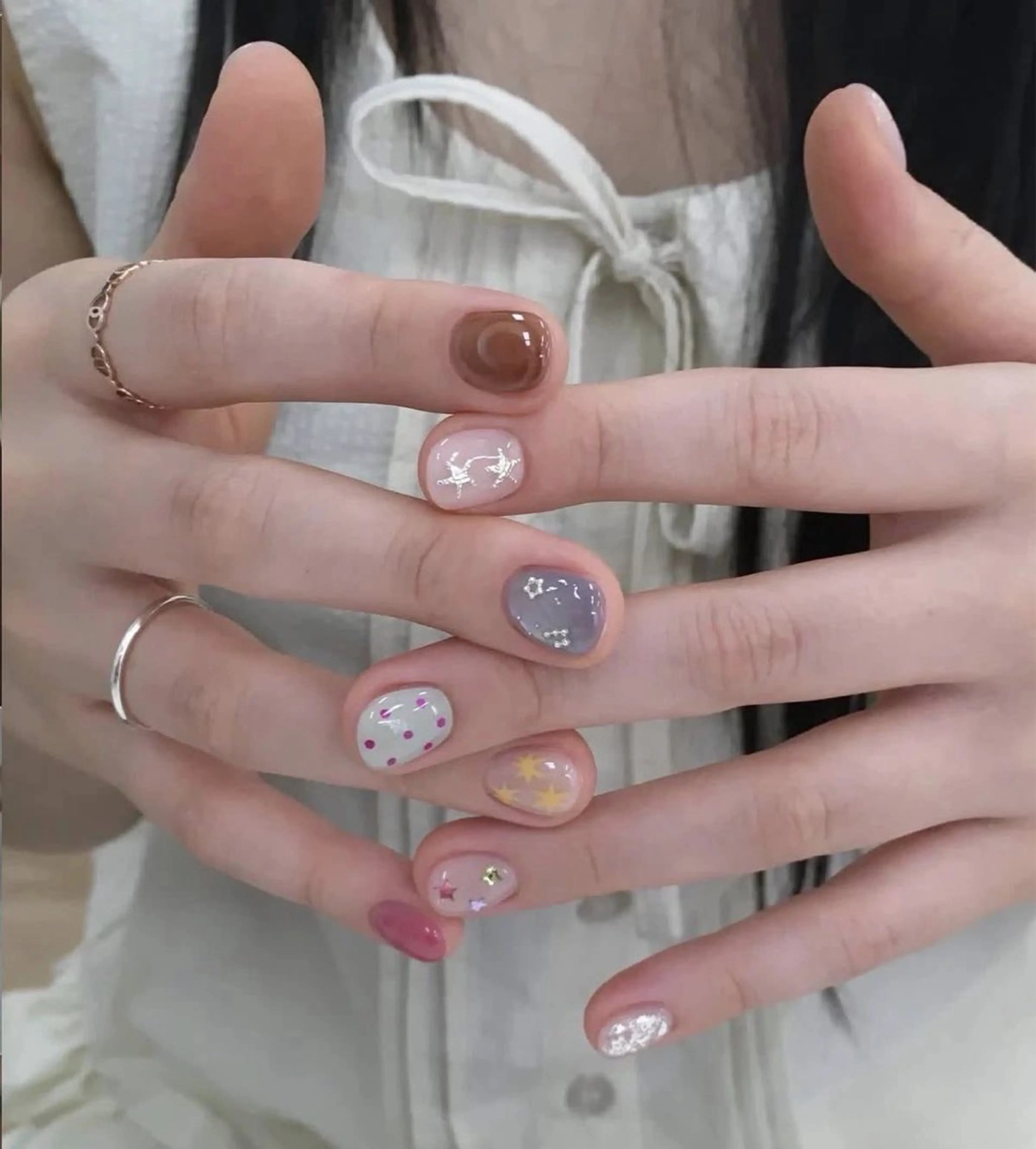 ネイル チークネイル フットネイル フレンチネイル グラデーション 韓国ネイル Yuki nail staffのネイルデザイン