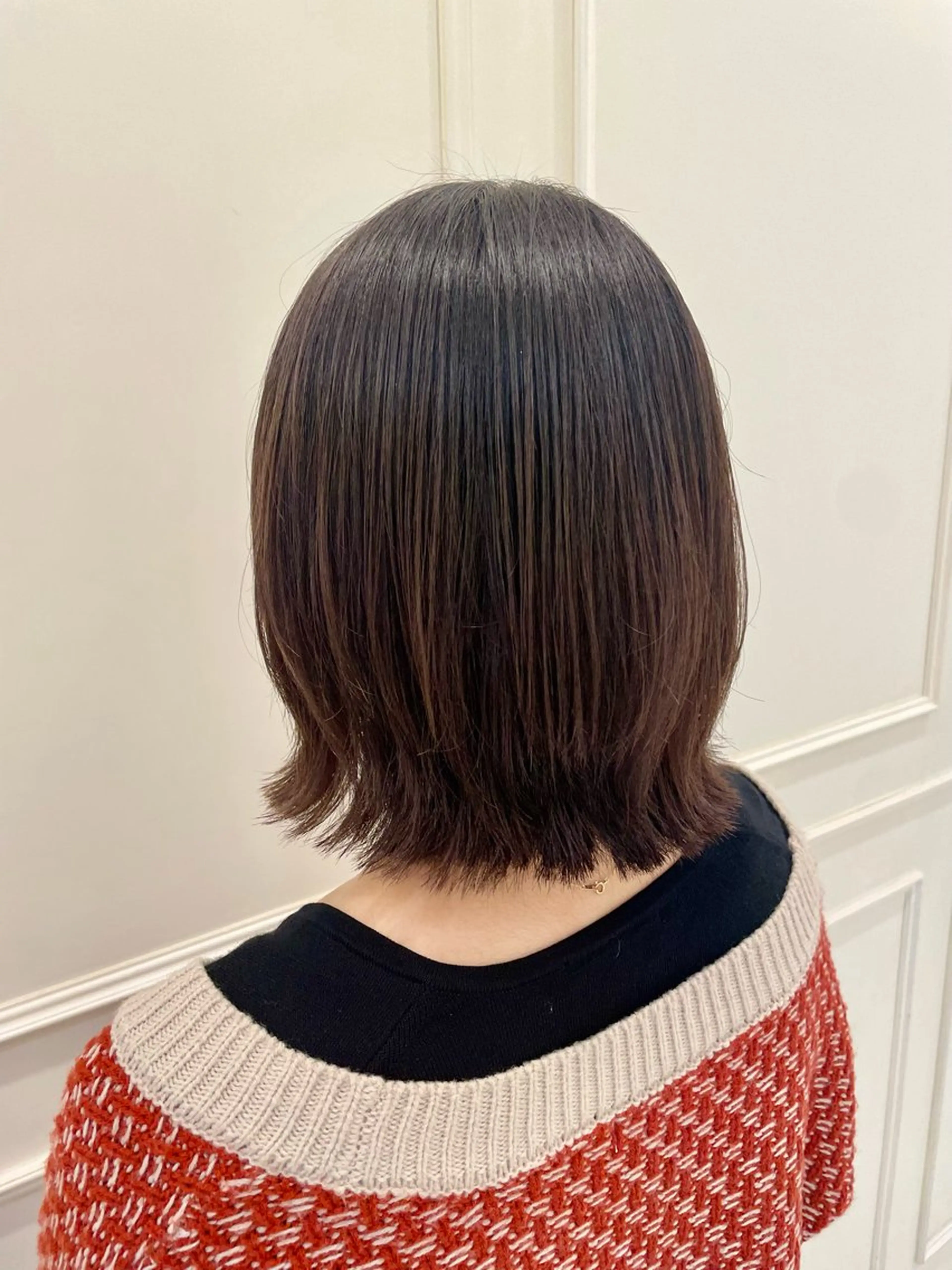ミディアム ボブレイヤー ボブ レイヤーカット カット 🍒顔周り/レイヤー /韓国風/アリサ🍒のヘアスタイル