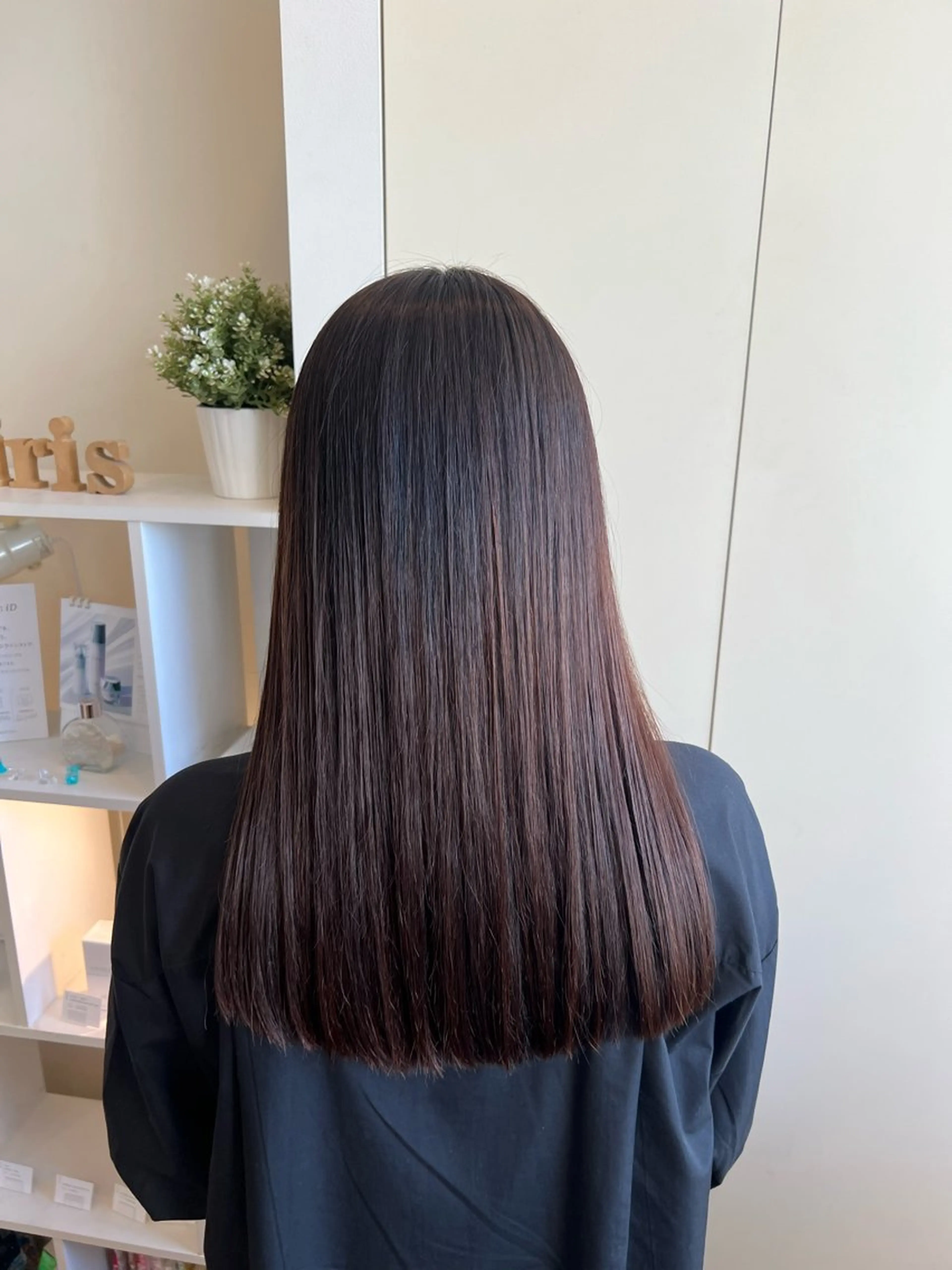 ロング パーマ カット 縮毛矯正 トリートメント 竹添 有梨沙のヘアスタイル