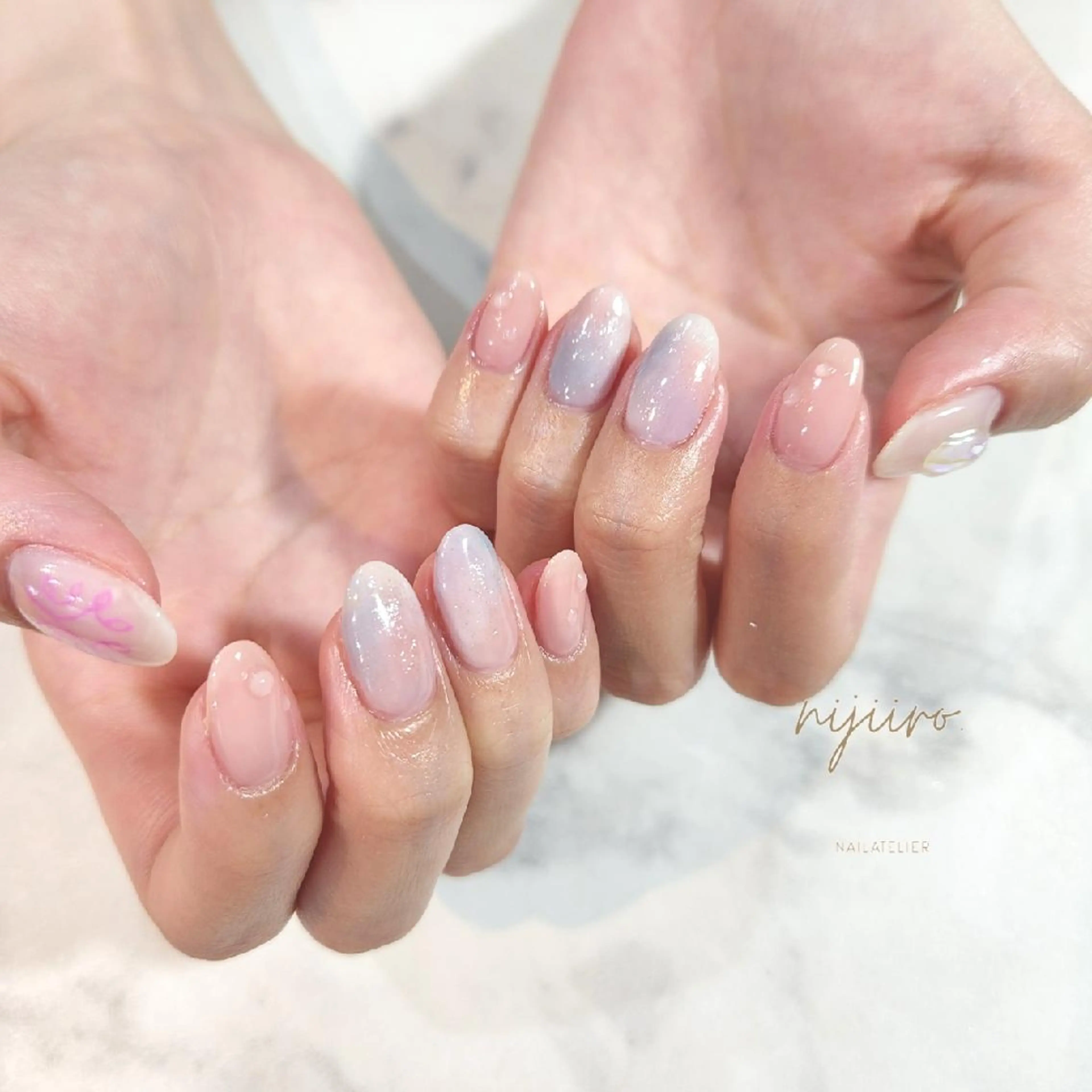 ネイル ハンドネイル nijiiro🌈 サトウのネイルデザイン