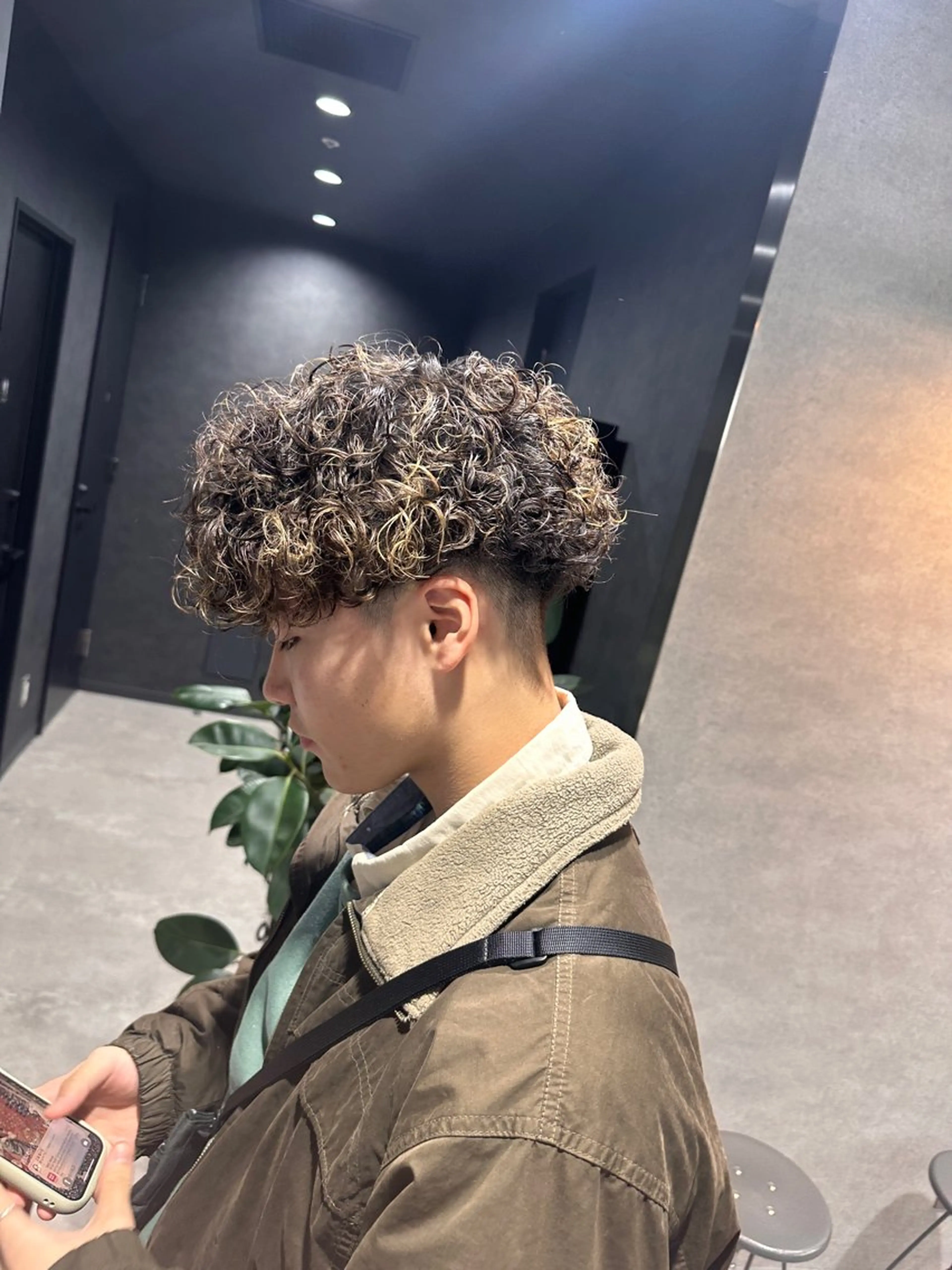 ショート パーマ メンズ 【メンズサロン】 BLUCK 横浜のヘアスタイル