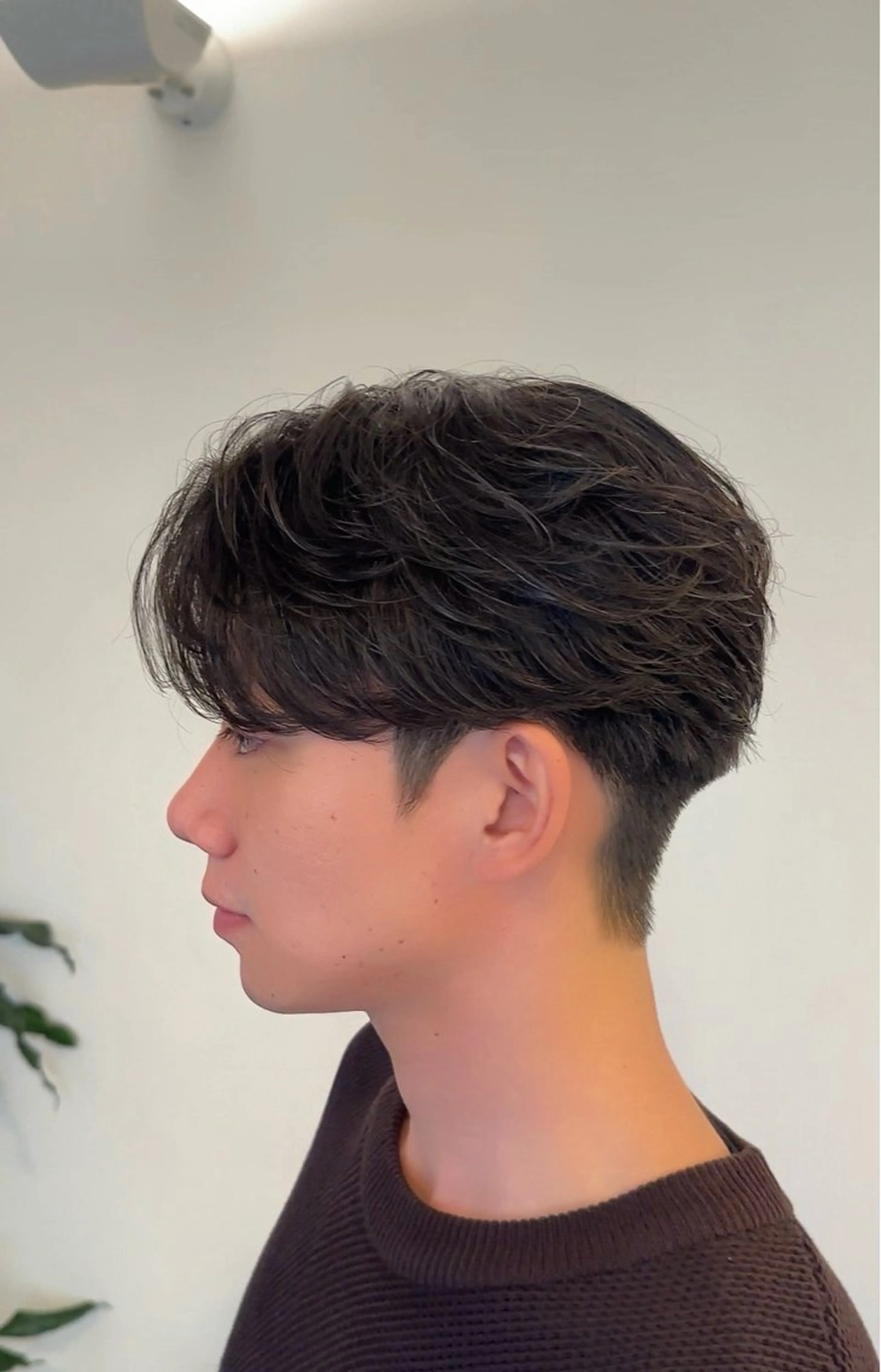 パーマ メンズ フェザーパーマ メンズパーマ カット パーマ RITZ 小平颯真のヘアスタイル