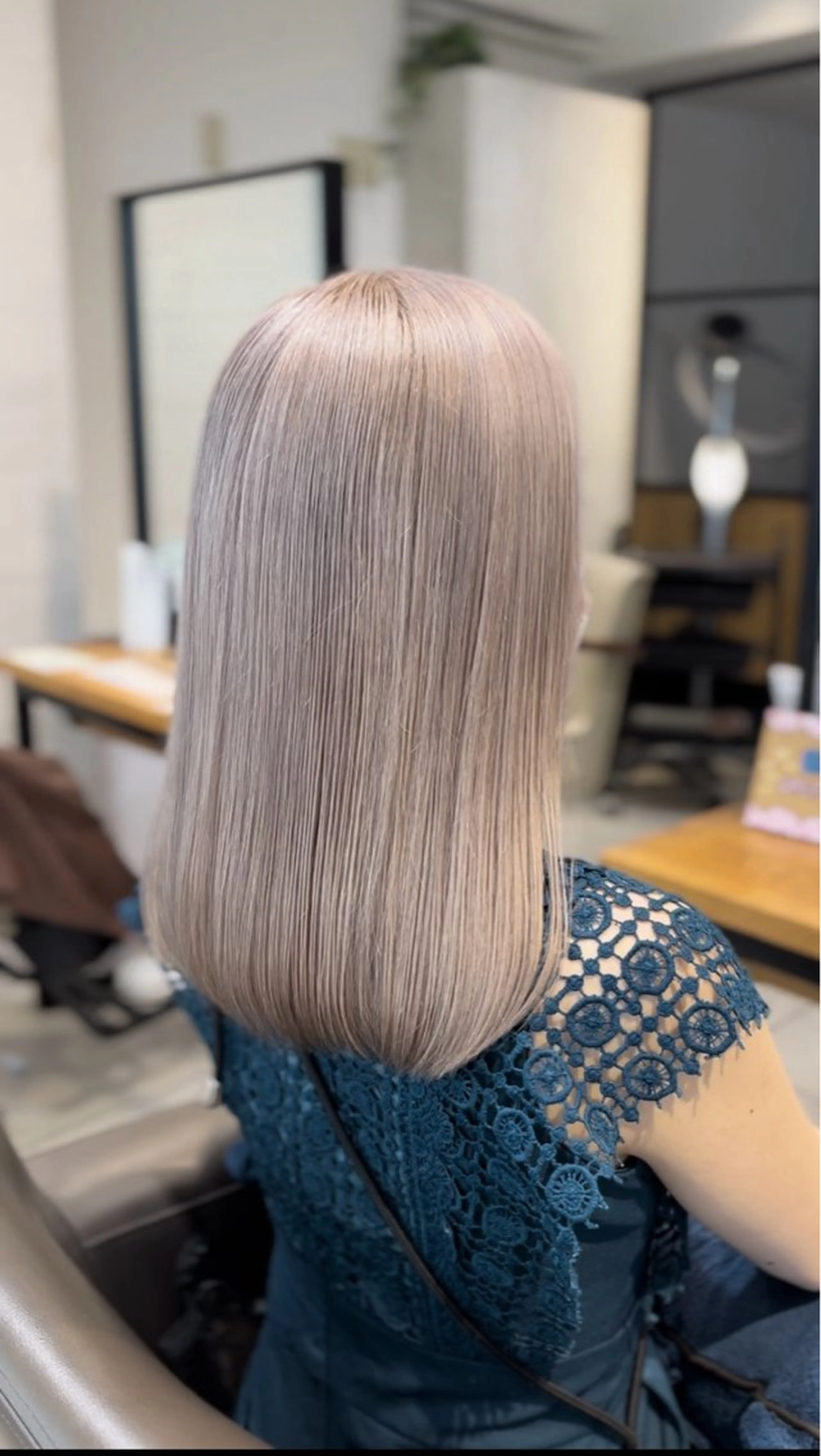 セミロング カラー カット ヘアカラー トリートメント 🌿earth亀有店 【緑髪のノブ】🌿のヘアスタイル