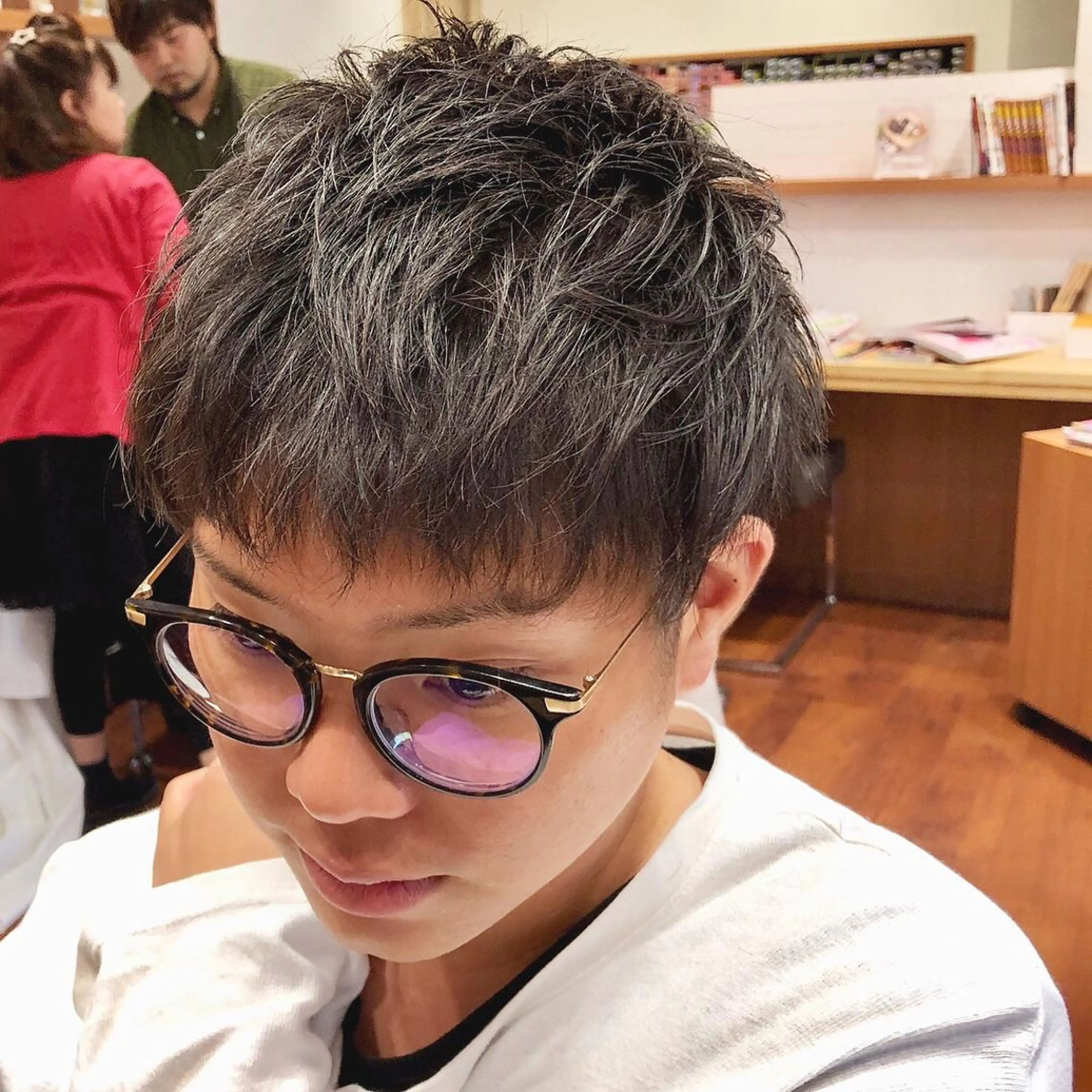 パーマ メンズ マッシュ 【美髪を叶える】中谷 彰宏（アキ)のヘアスタイル