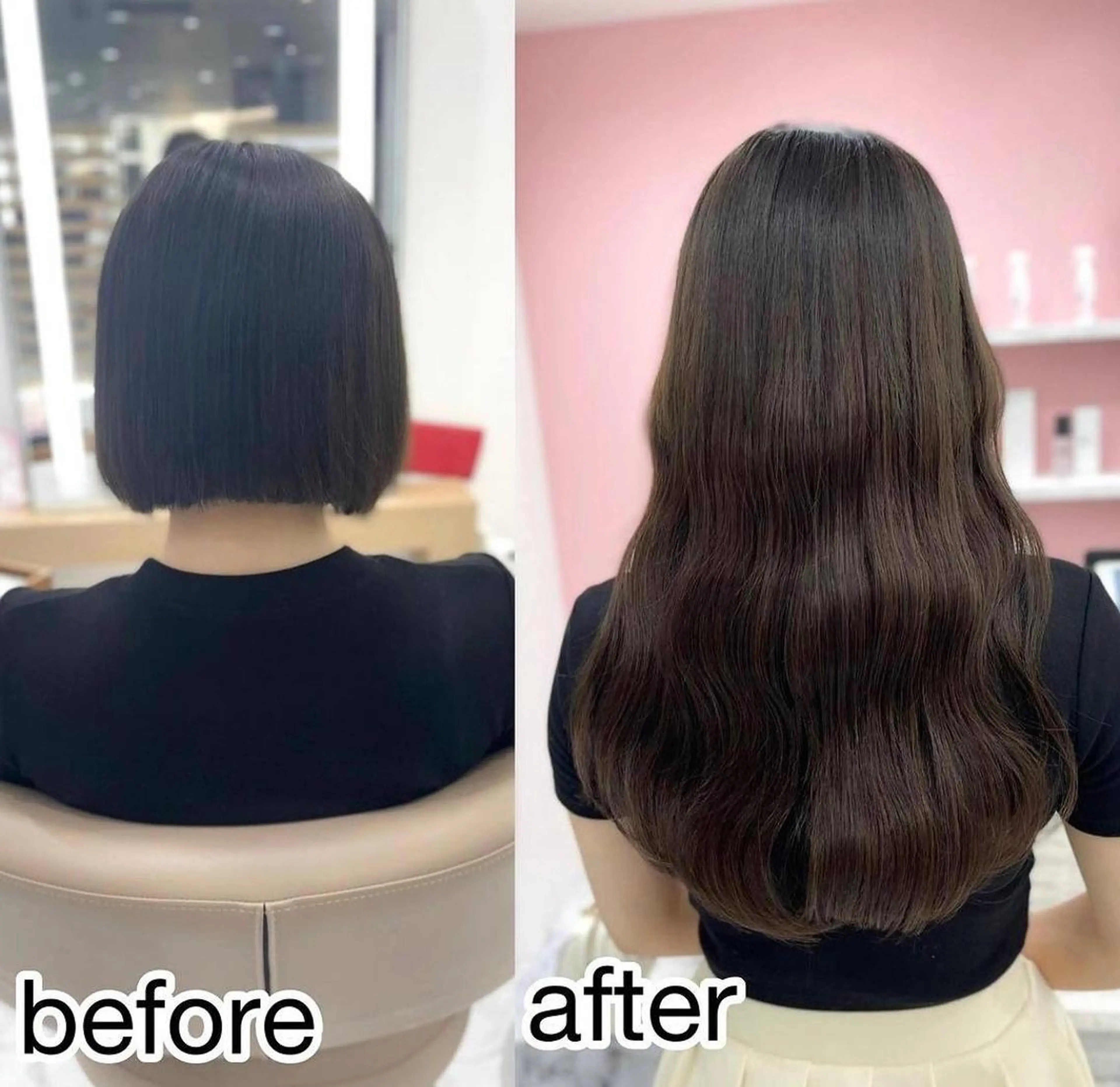 セミロング 桃屋 桃屋のヘアスタイル