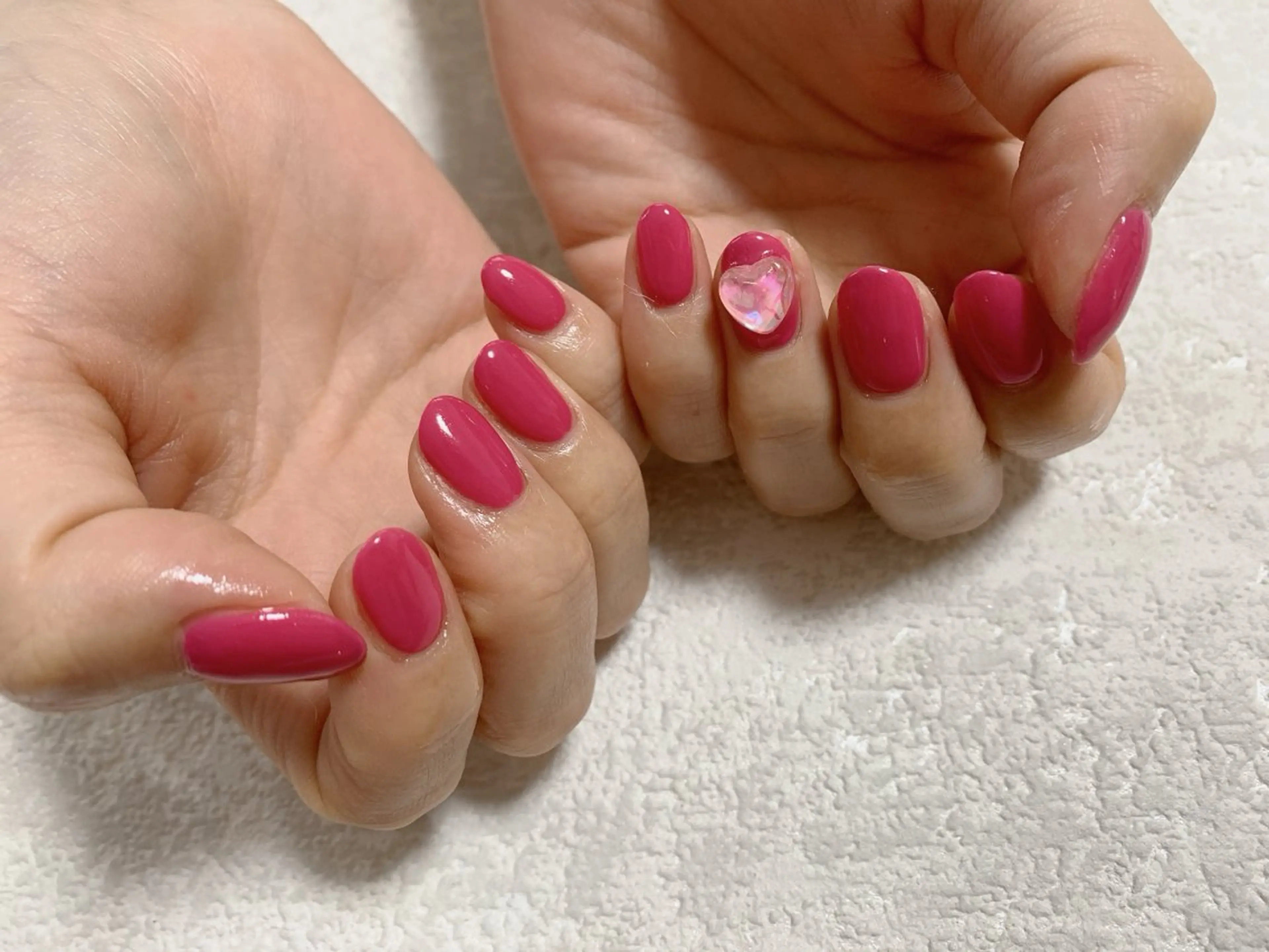 ネイル ジェルネイル メンズネイル ワンカラーネイル パラジェル ピンク kiki nail たまプラーザのネイルデザイン