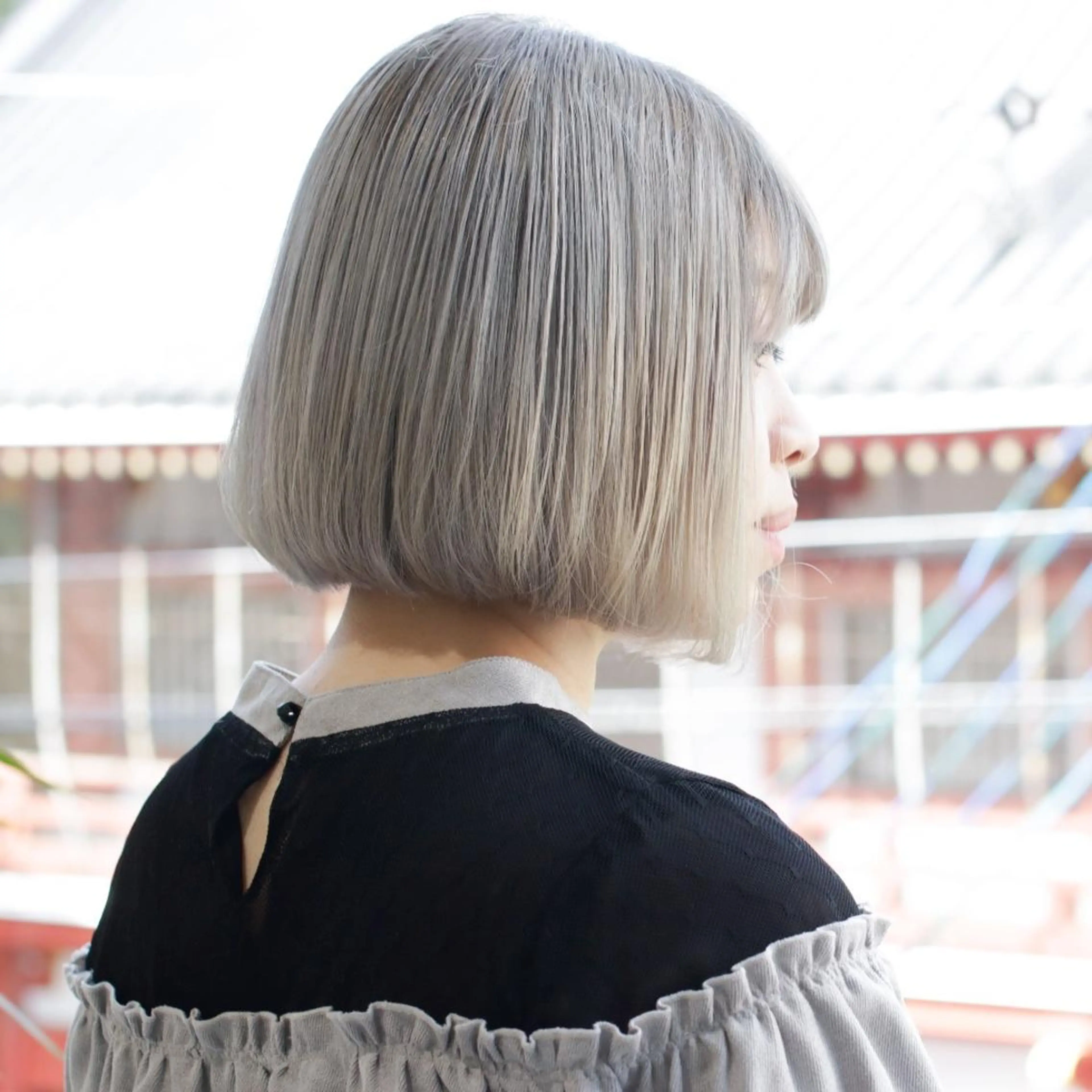 ミディアム カラー ill副店長 立和田純也のヘアスタイル