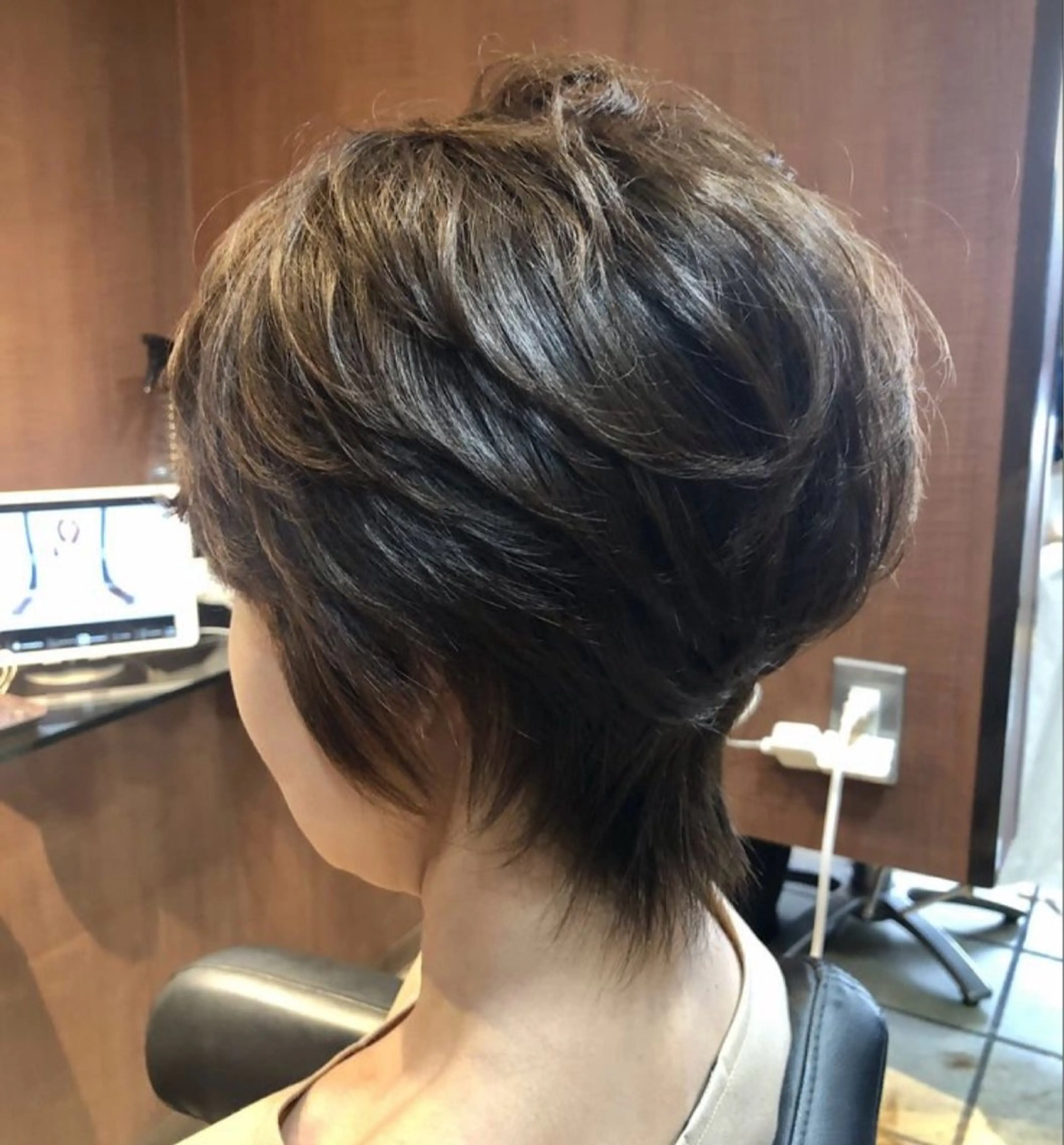 ショート 仲川 礼のヘアスタイル