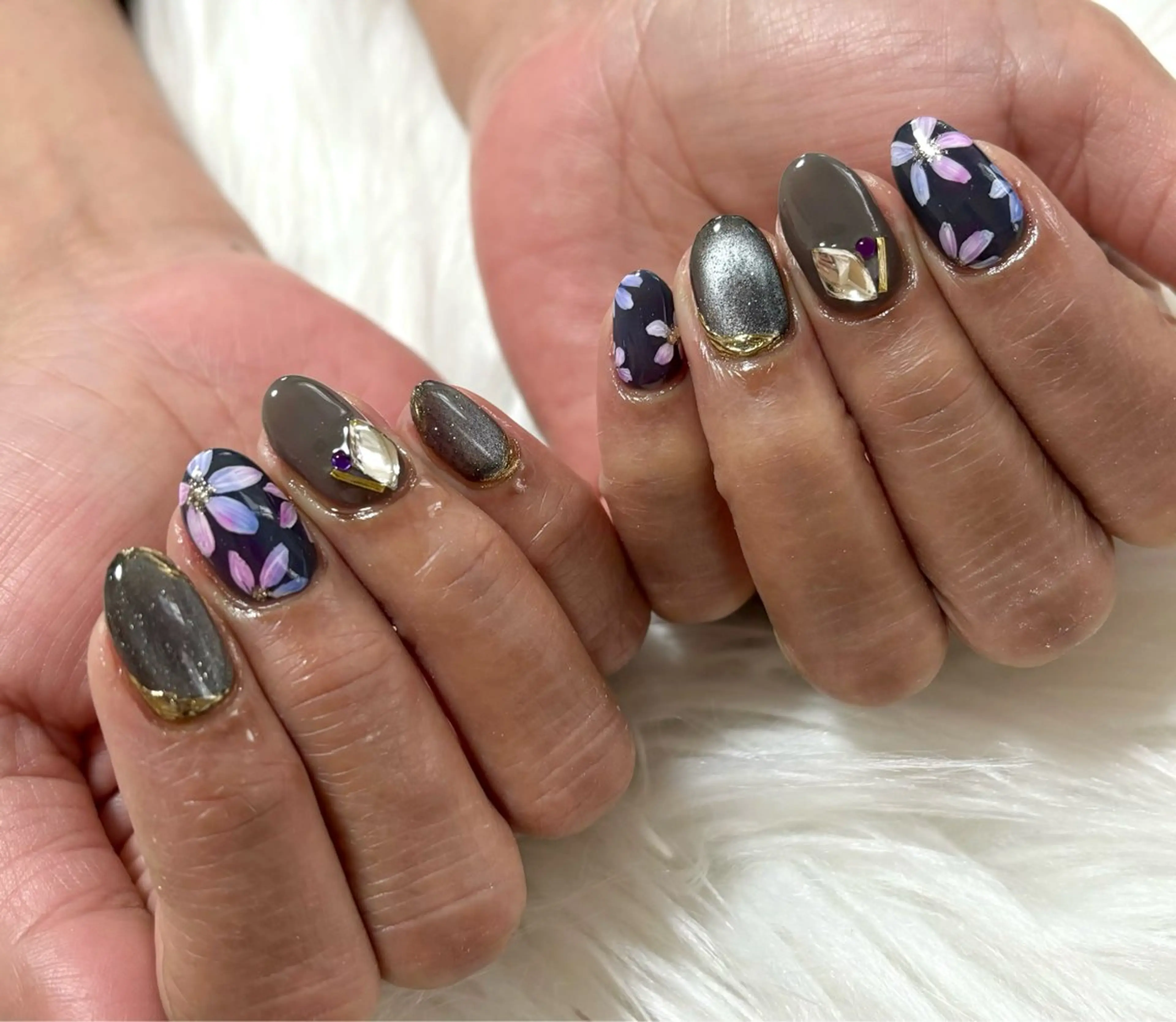 ネイル ハンドネイル nail salon HIRUKANAのネイルデザイン
