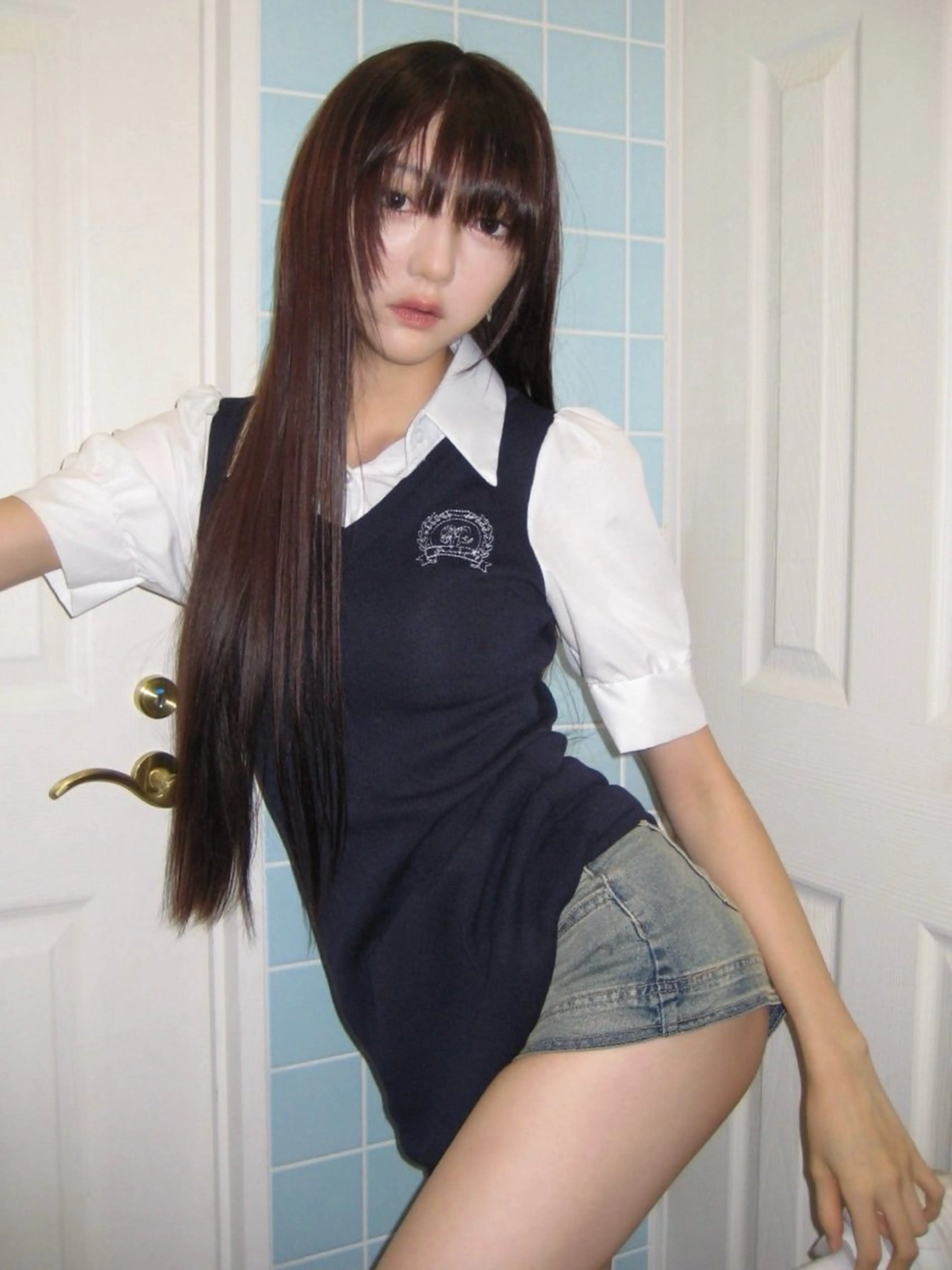 ロング カラー ベージュカラー ブリーチ ブラウンカラー 透明感カラー 🪽デザインカラー/ ブリーチ/陽向🪽のヘアスタイル