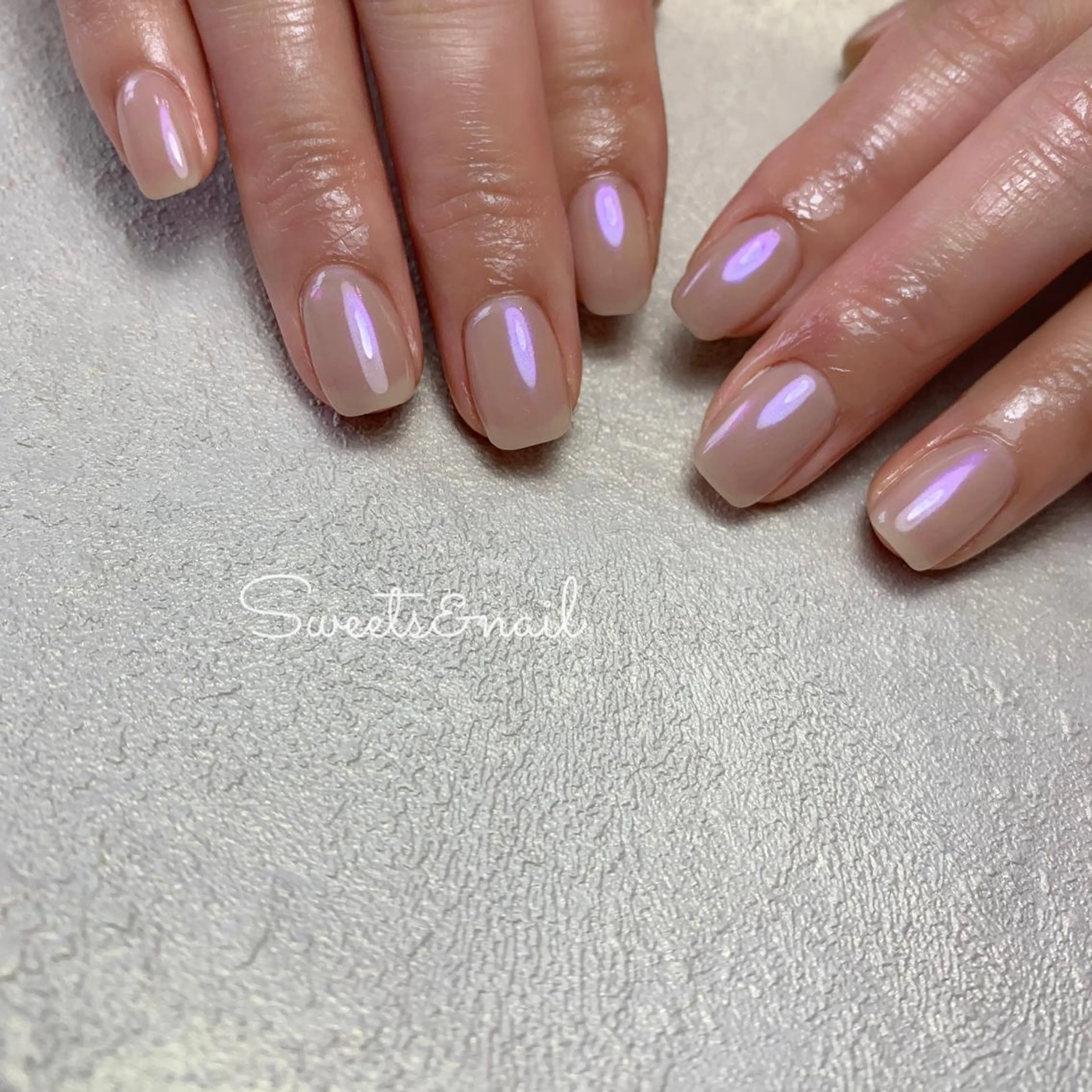 ネイル オーロラネイル Sweets＆ nail みなこのネイルデザイン