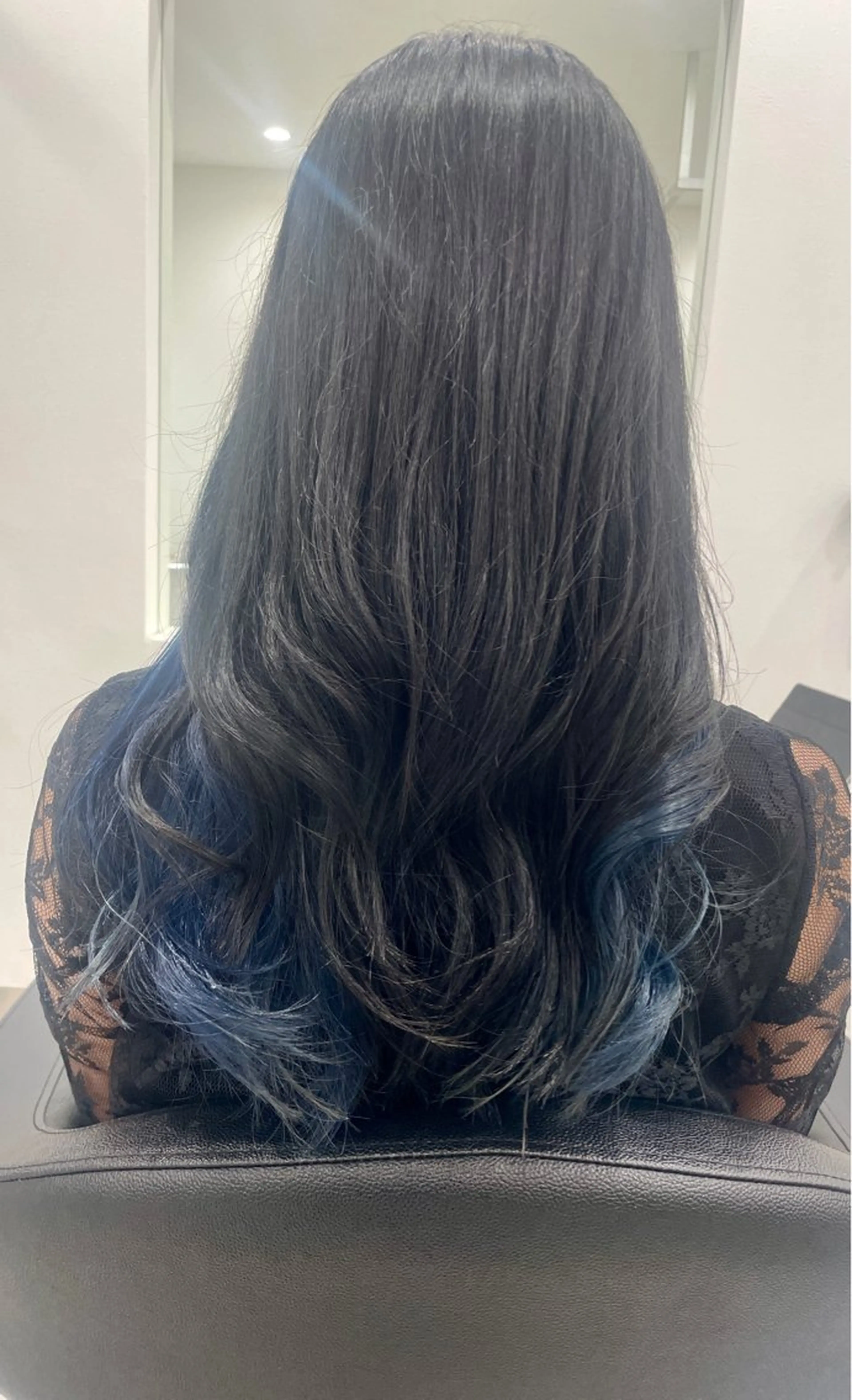 ロング カラー ブリーチ ケアブリーチ ボブ 韓国風ヘア レイヤーカット 💝似合わせカット& カラーＵｒｕｎａ💝のヘアスタイル