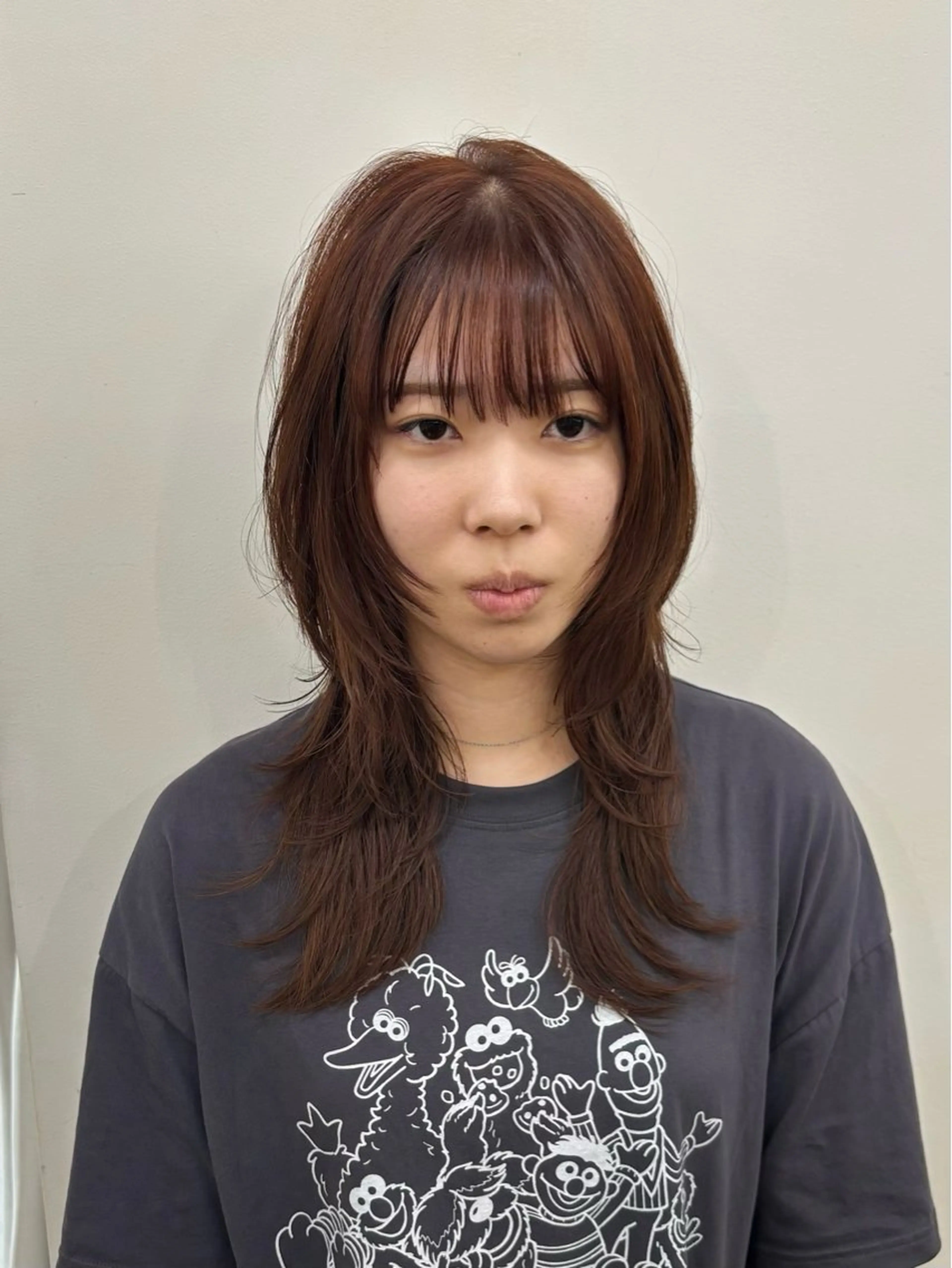 ミディアム カラー カット ヘアカラー ウルフカット/パーマ mayo🌛🌀のヘアスタイル