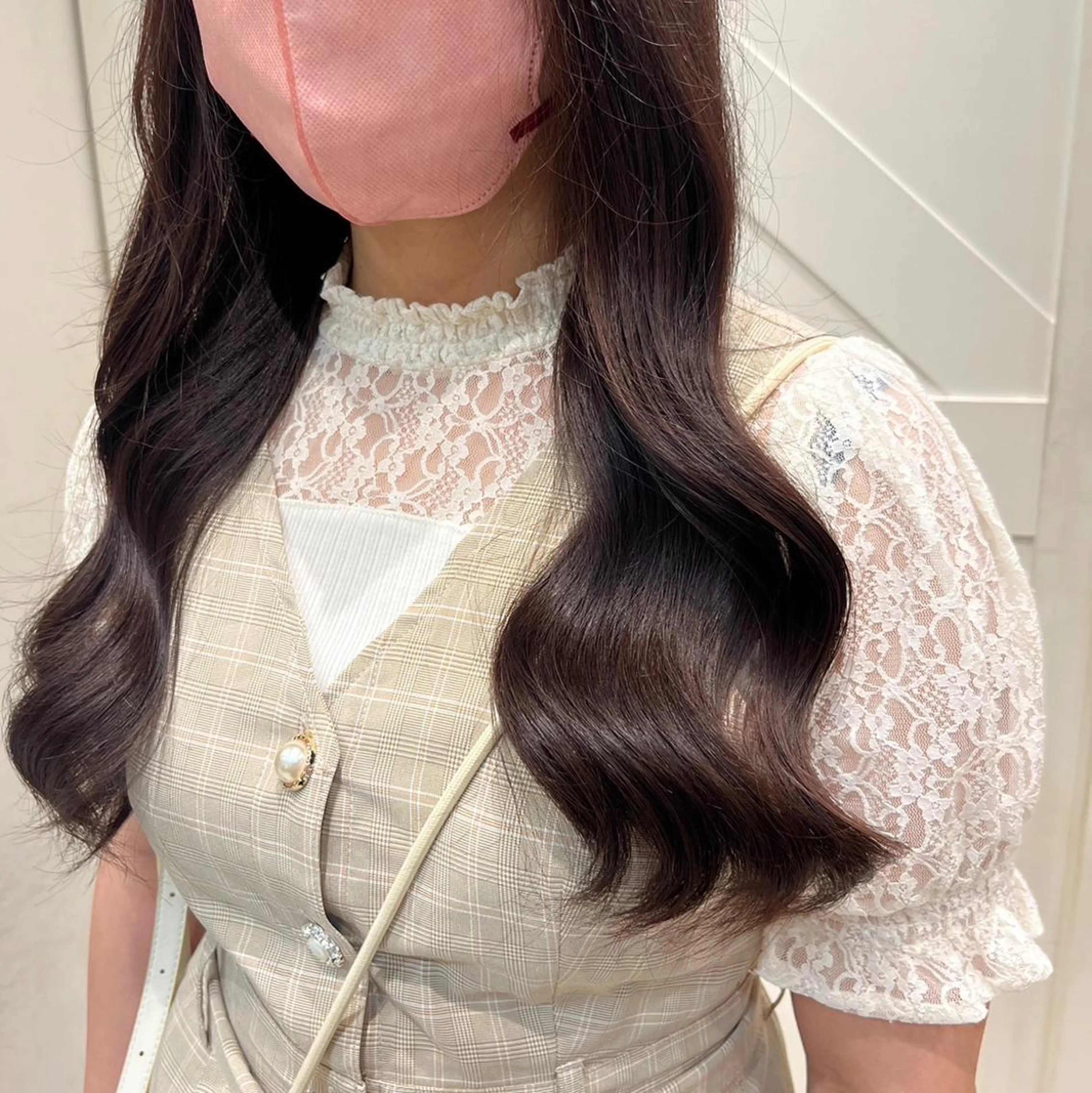 ロング カラー 韓国レイヤー 暖色カラー/さくらのヘアスタイル