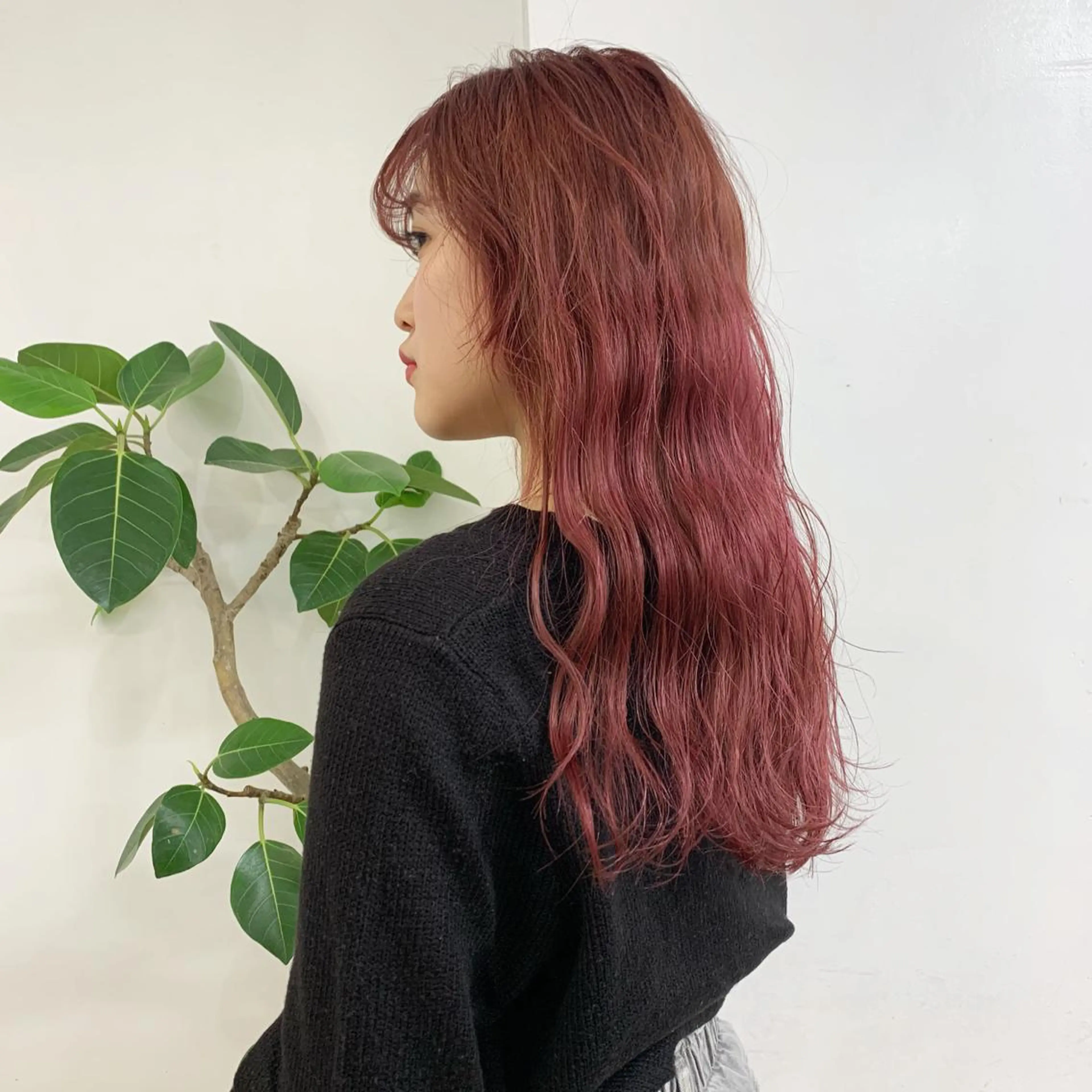 ロング カラー ピンクカラー fit /HONOKAのヘアスタイル