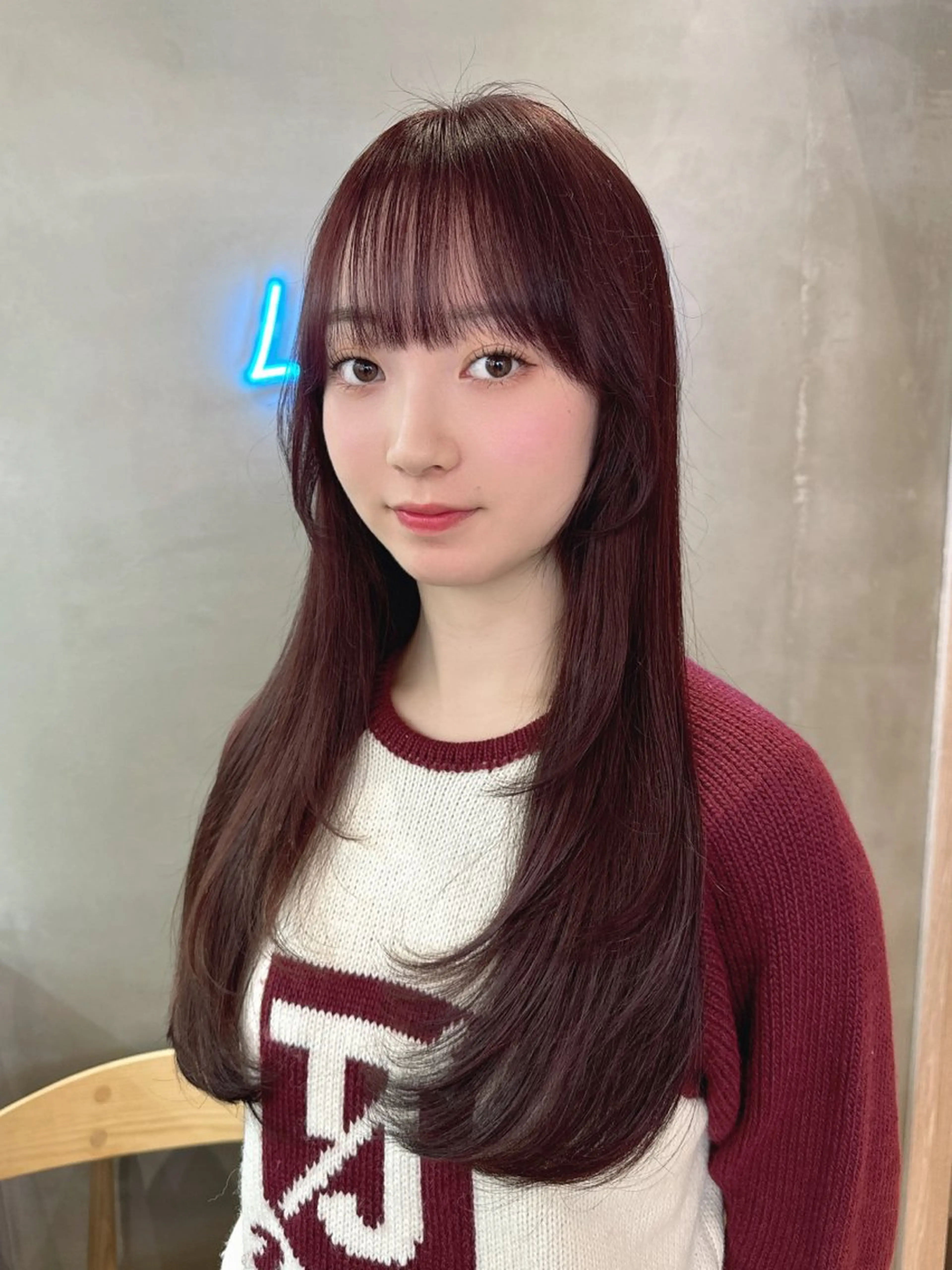 ロング カット ヘアカラー トリートメント 🌷レイヤー縮毛/ 艶ｶﾗｰ/ami🌷のヘアスタイル