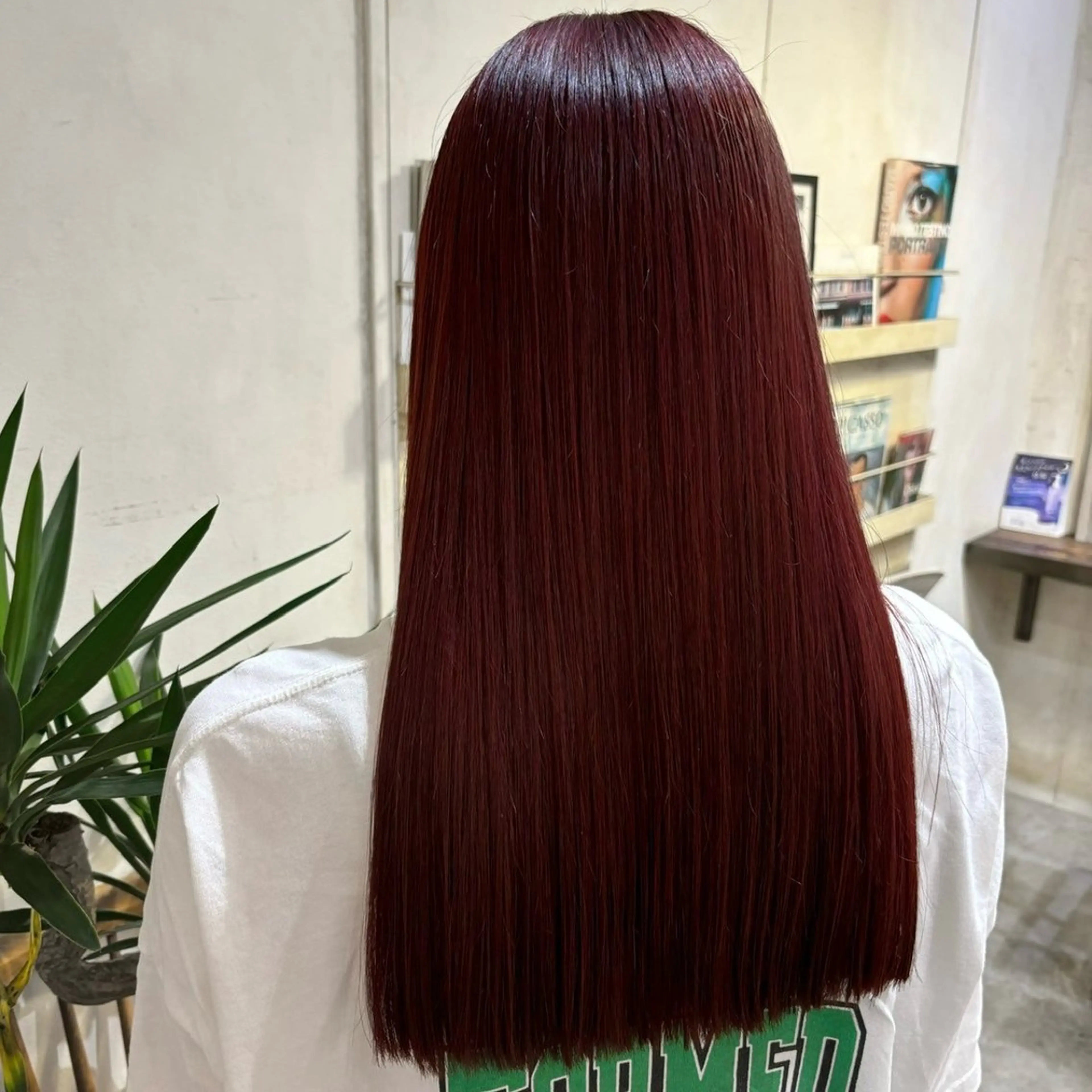 ロング ヘアカラー トリートメント 上野 峻典のヘアスタイル