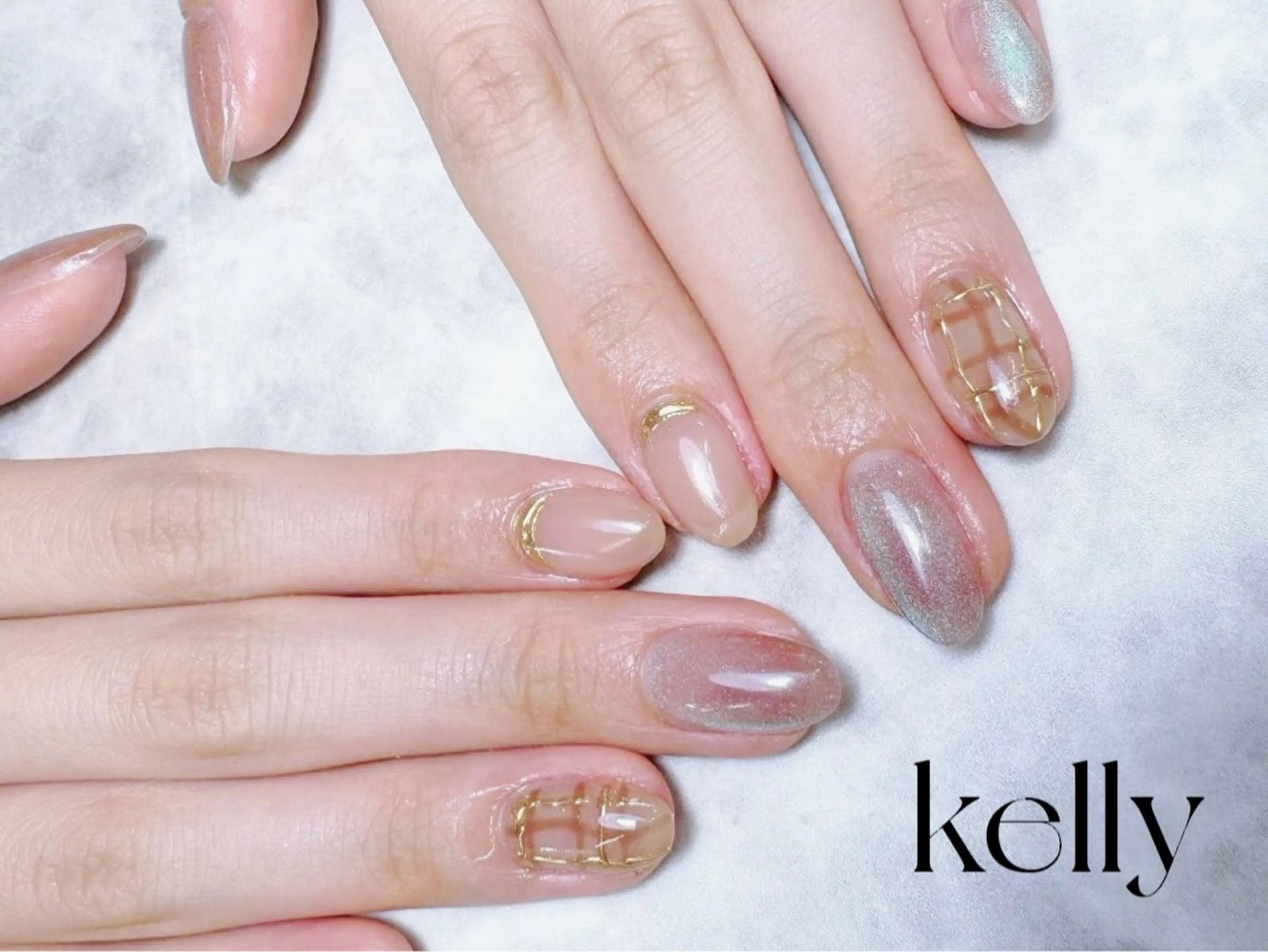 ネイル kelly ．のネイルデザイン