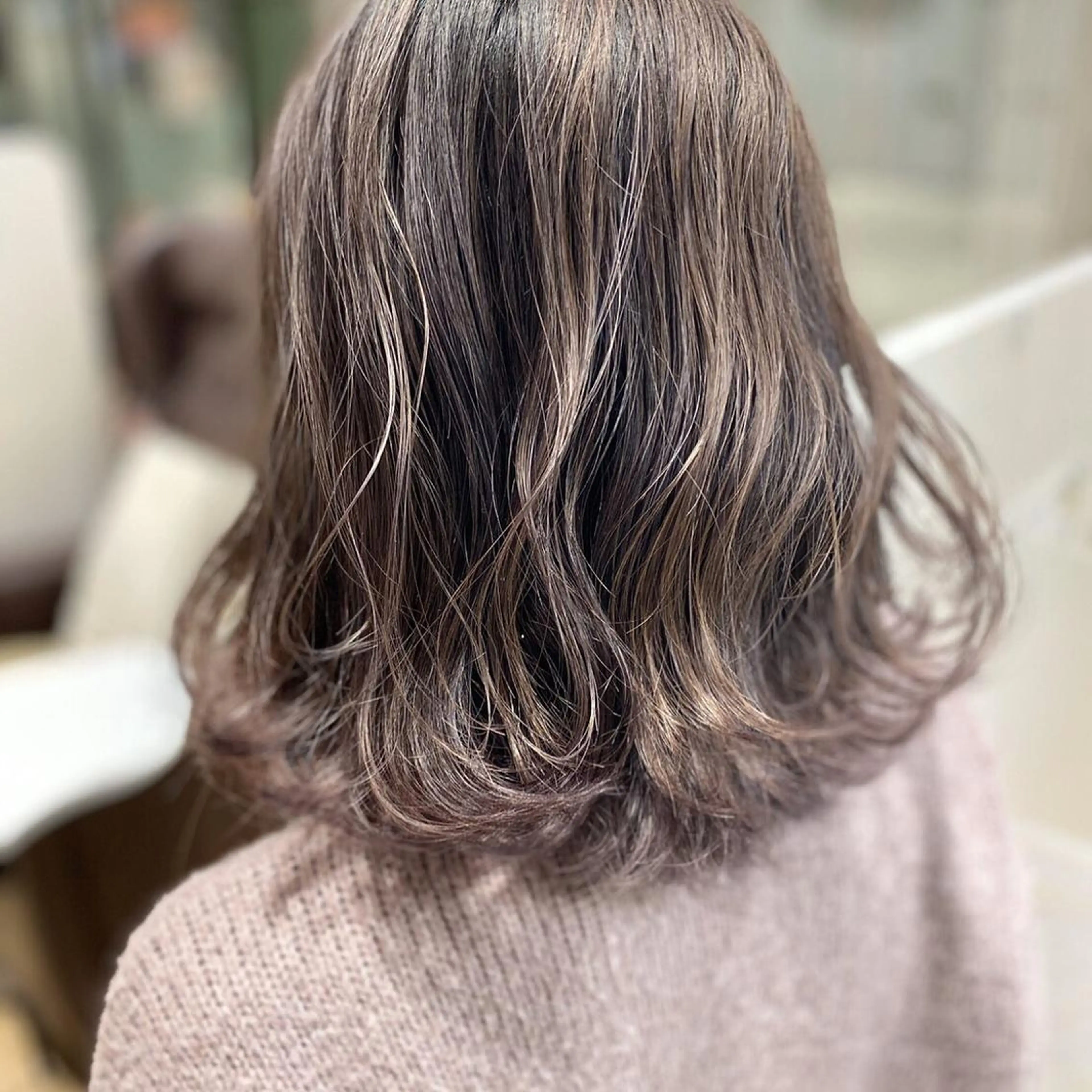 ミディアム カット ヘアカラー トリートメント NewOpen🎉 渡部来紀のヘアスタイル