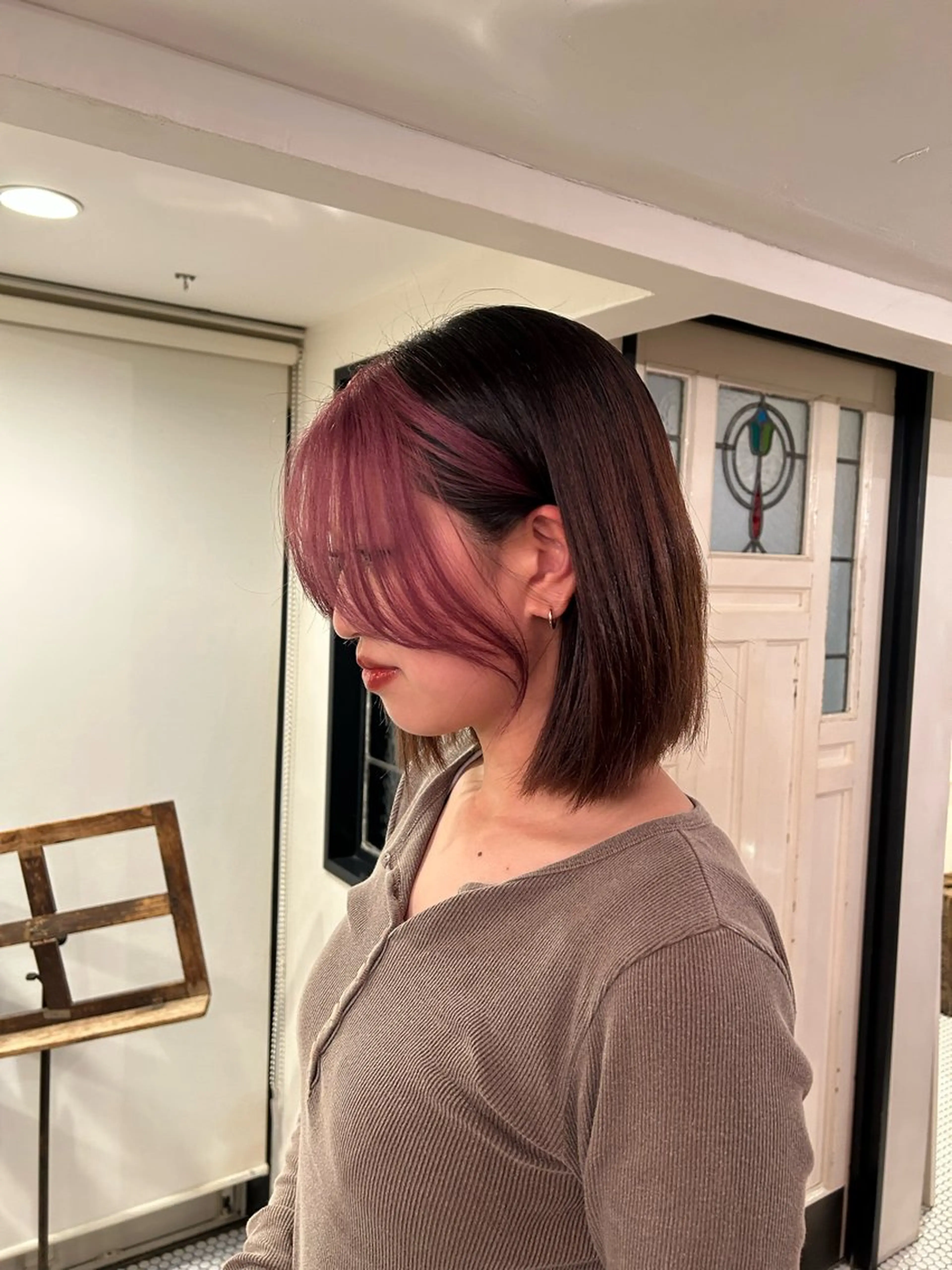 ミディアム ヘアカラー ナチュラルカラー/ Ⓜ️めぐみのヘアスタイル