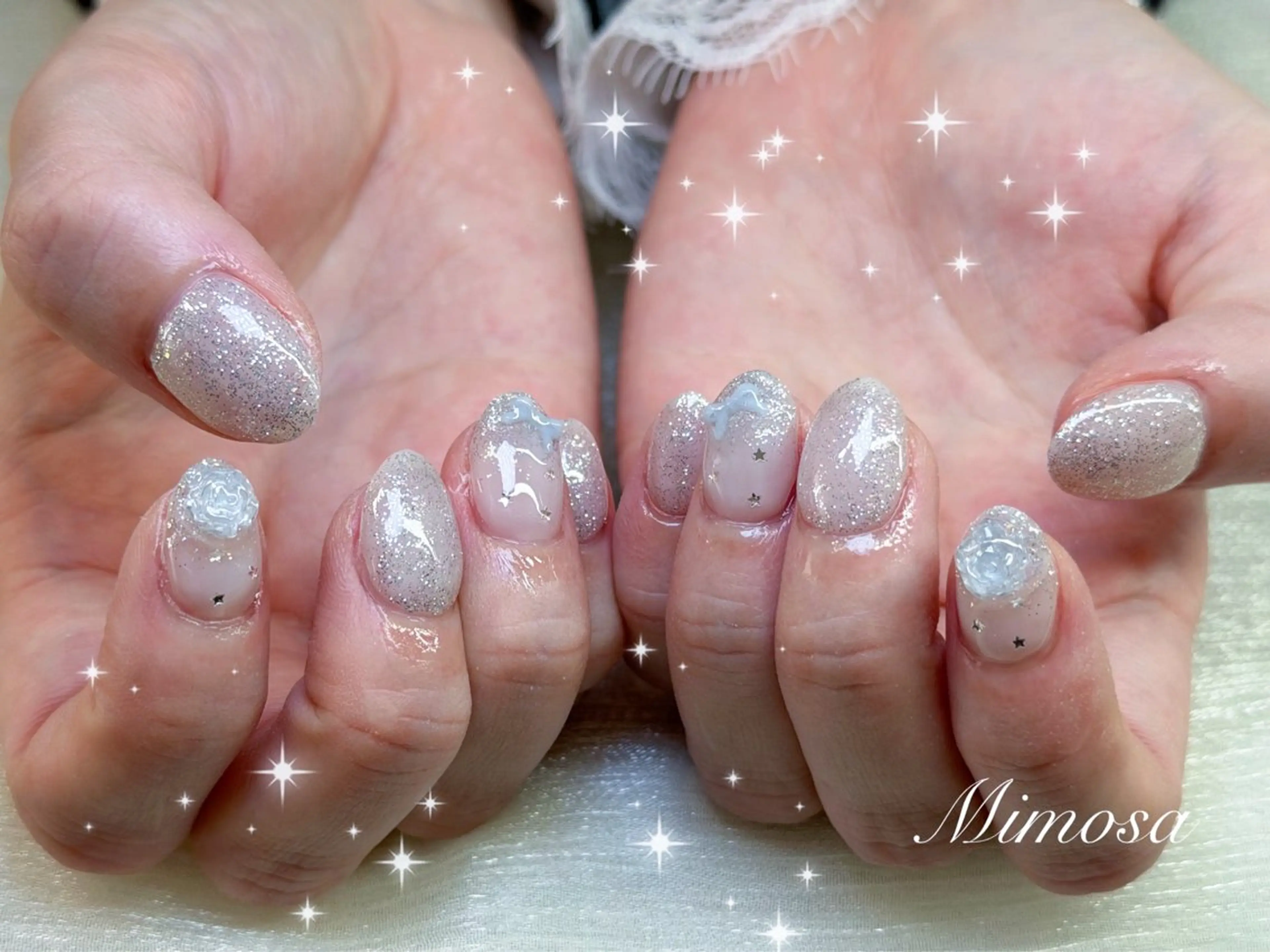 ネイル ハンドネイル 💛Mimosa💛 吉祥寺のネイルデザイン