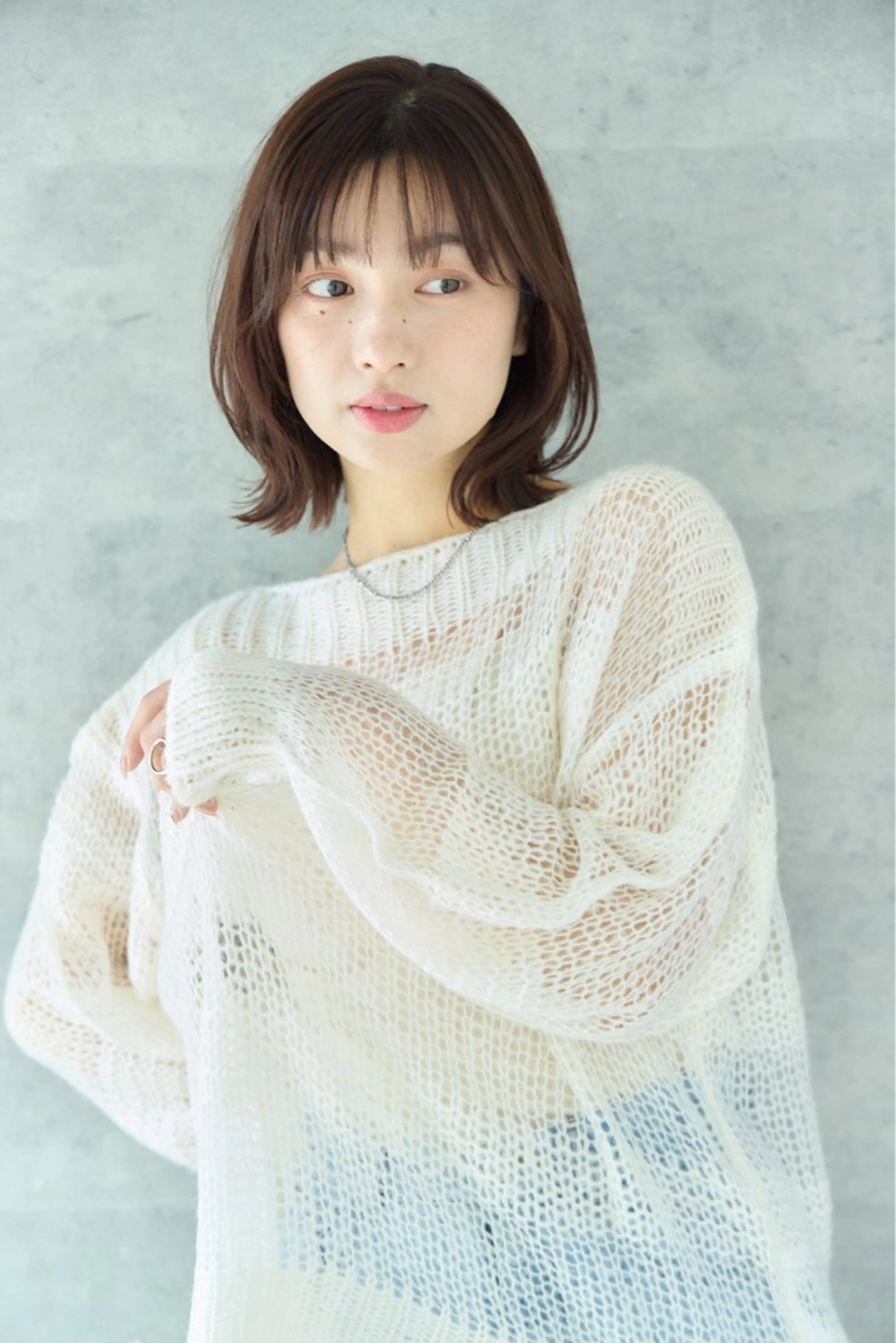 【ブリーチなしでつくる透明感カラー】カット＋ダブルカラー＋トリートメント🤍の写真