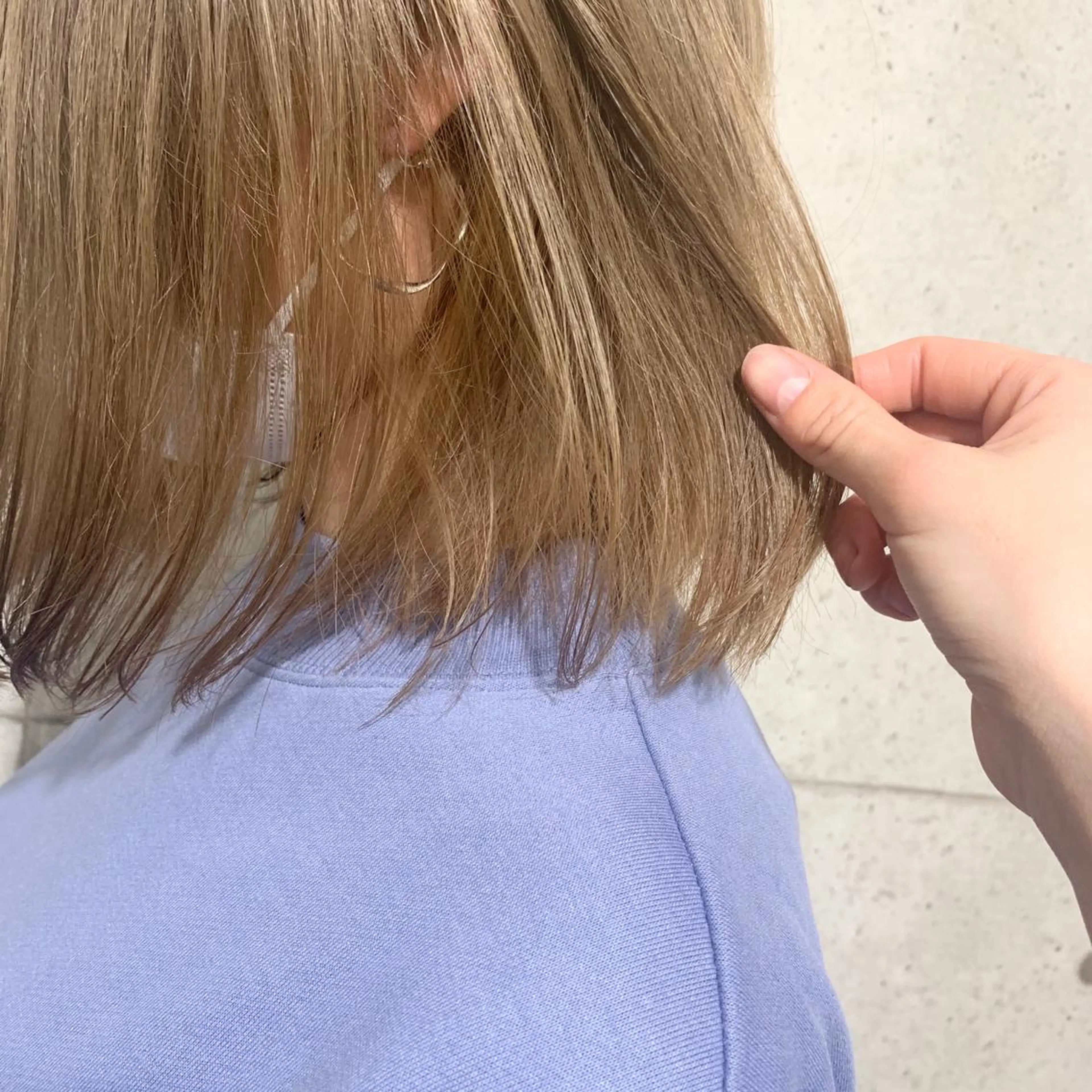 ミディアム カラー ブリーチ 🌷お洒落推しカラー moe🐰🌷のヘアスタイル