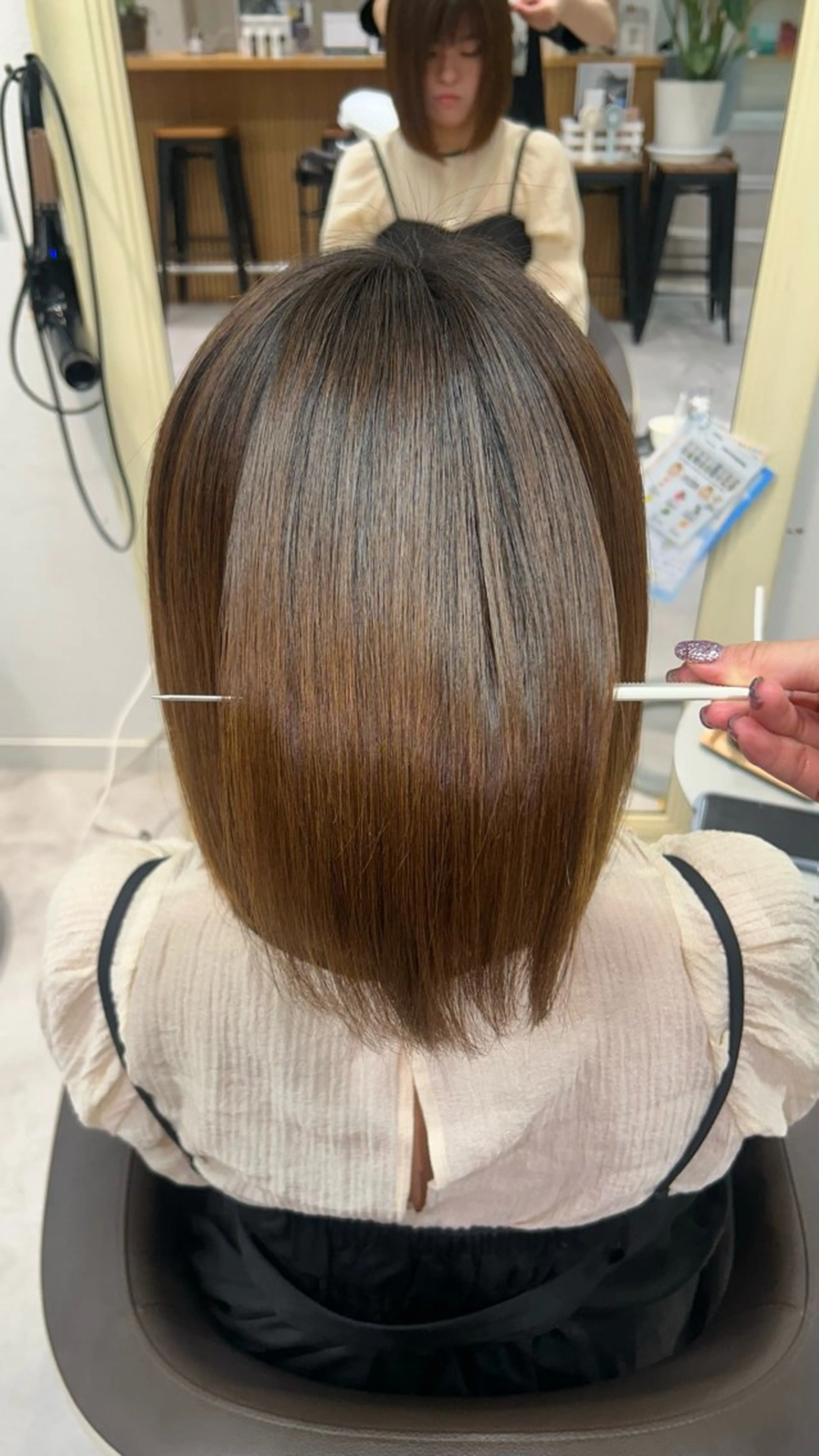 ミディアム 美髪矯正/表参道/ KAEDEのヘアスタイル