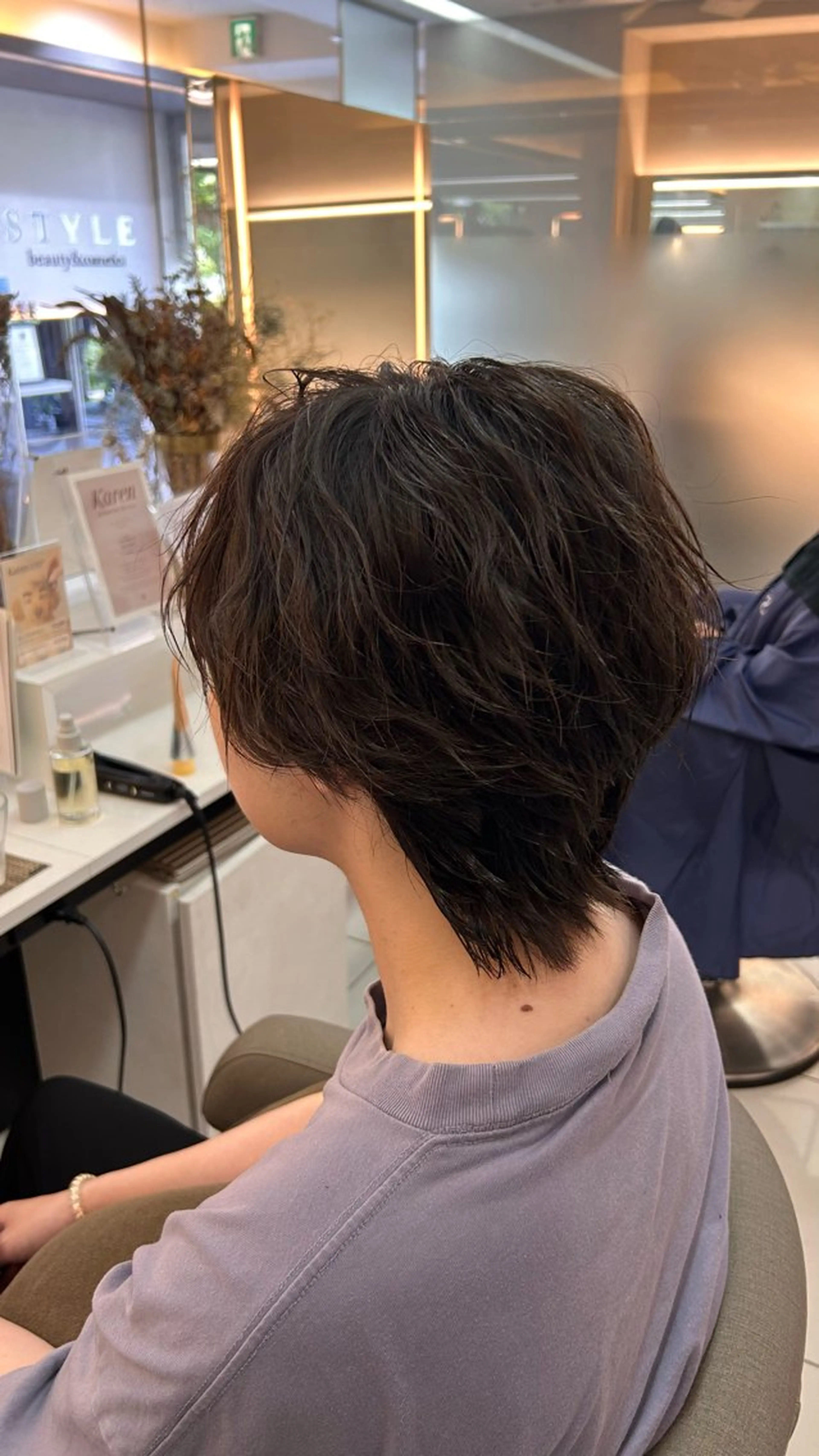 メンズ メンズウルフカット ウルフカット カット コテ巻きパーマ/ 韓国レイヤー/なおのヘアスタイル