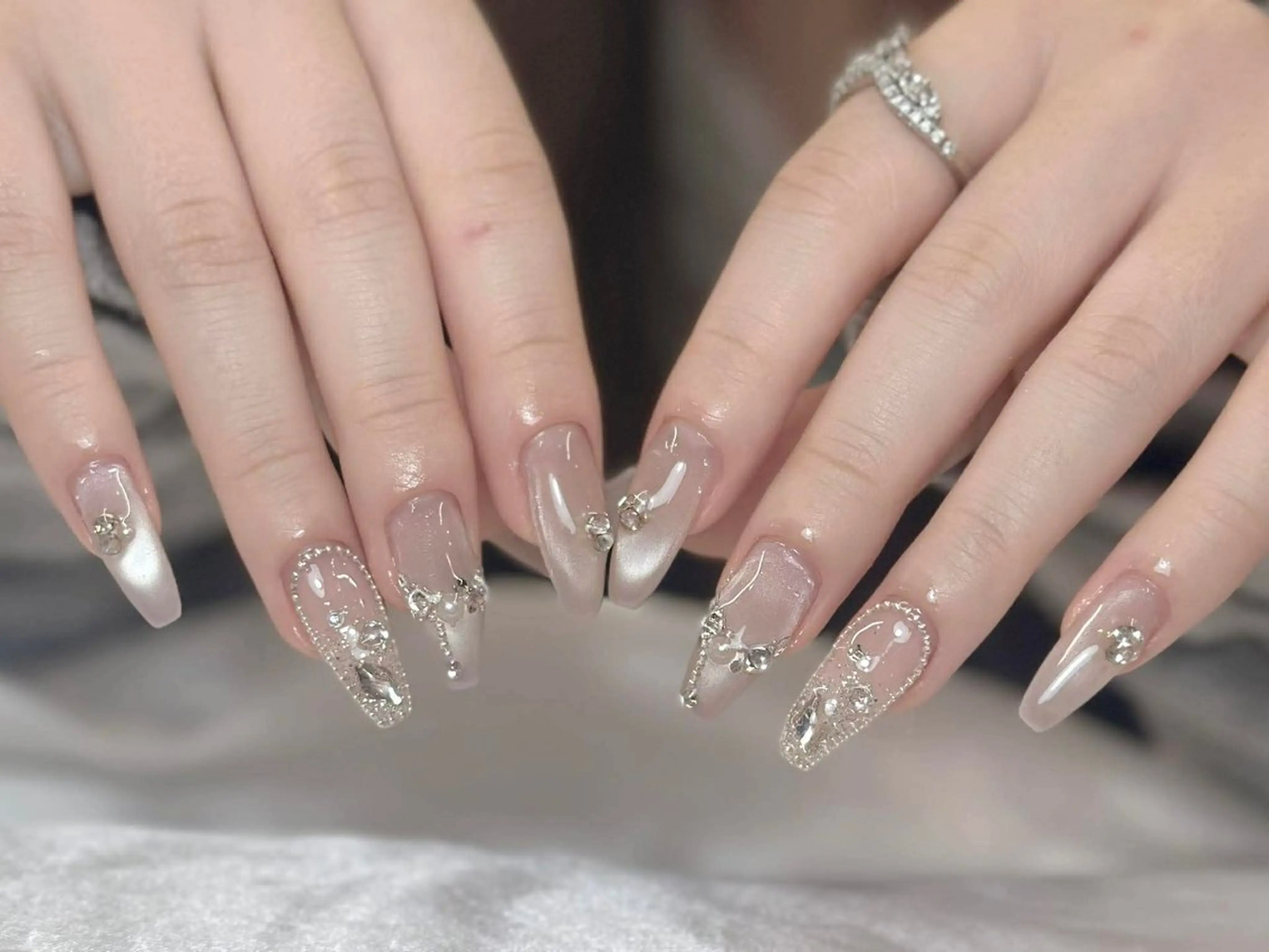 ネイル ジェルネイル 韓国ネイル シンプルネイル ワンホンネイル ハンドネイル sorako nailのネイルデザイン