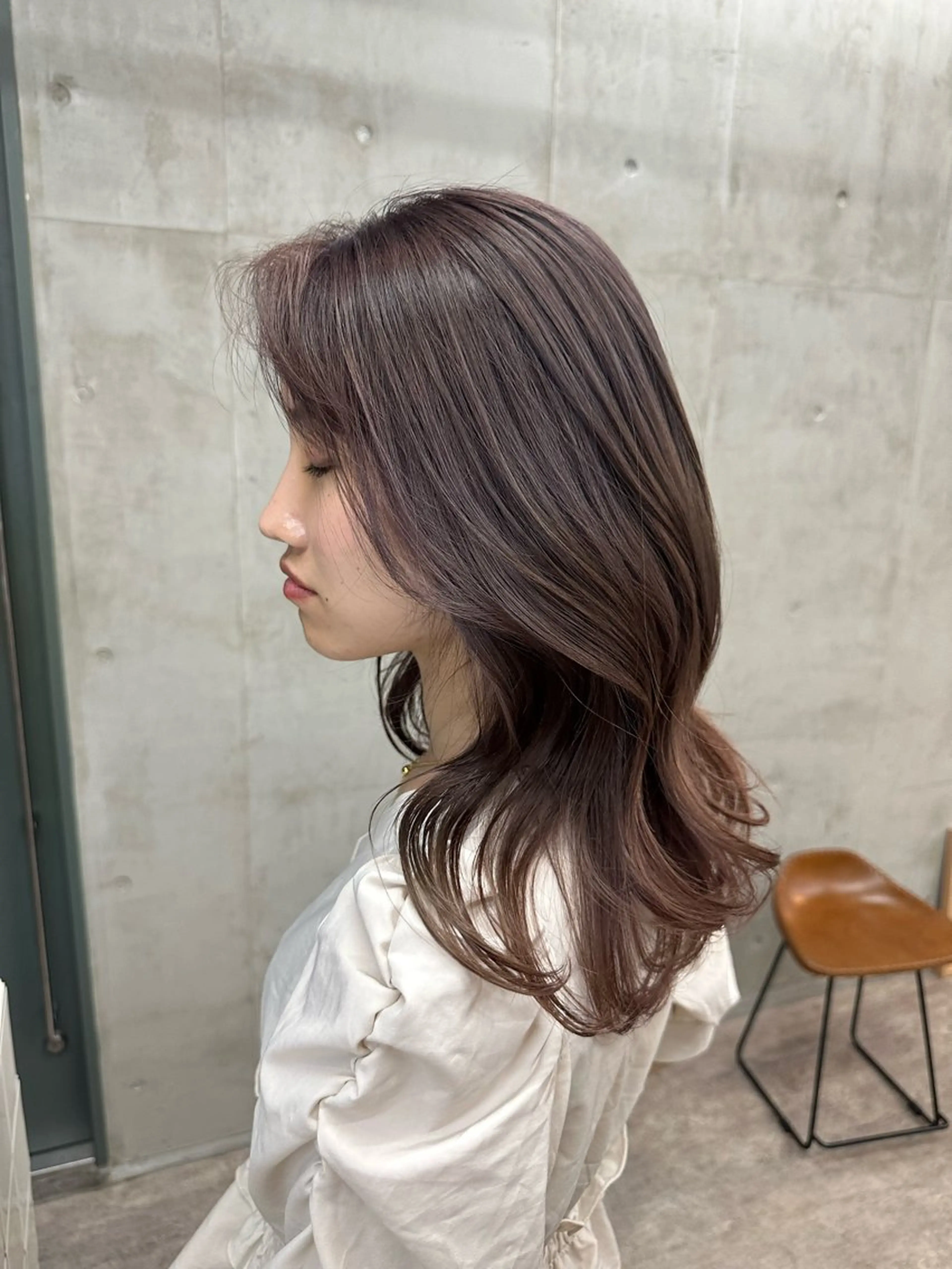 ロング ラベンダーベージュ ヘアカラー トリートメント カットモデル募集中 ／HARUKA🎀のヘアスタイル