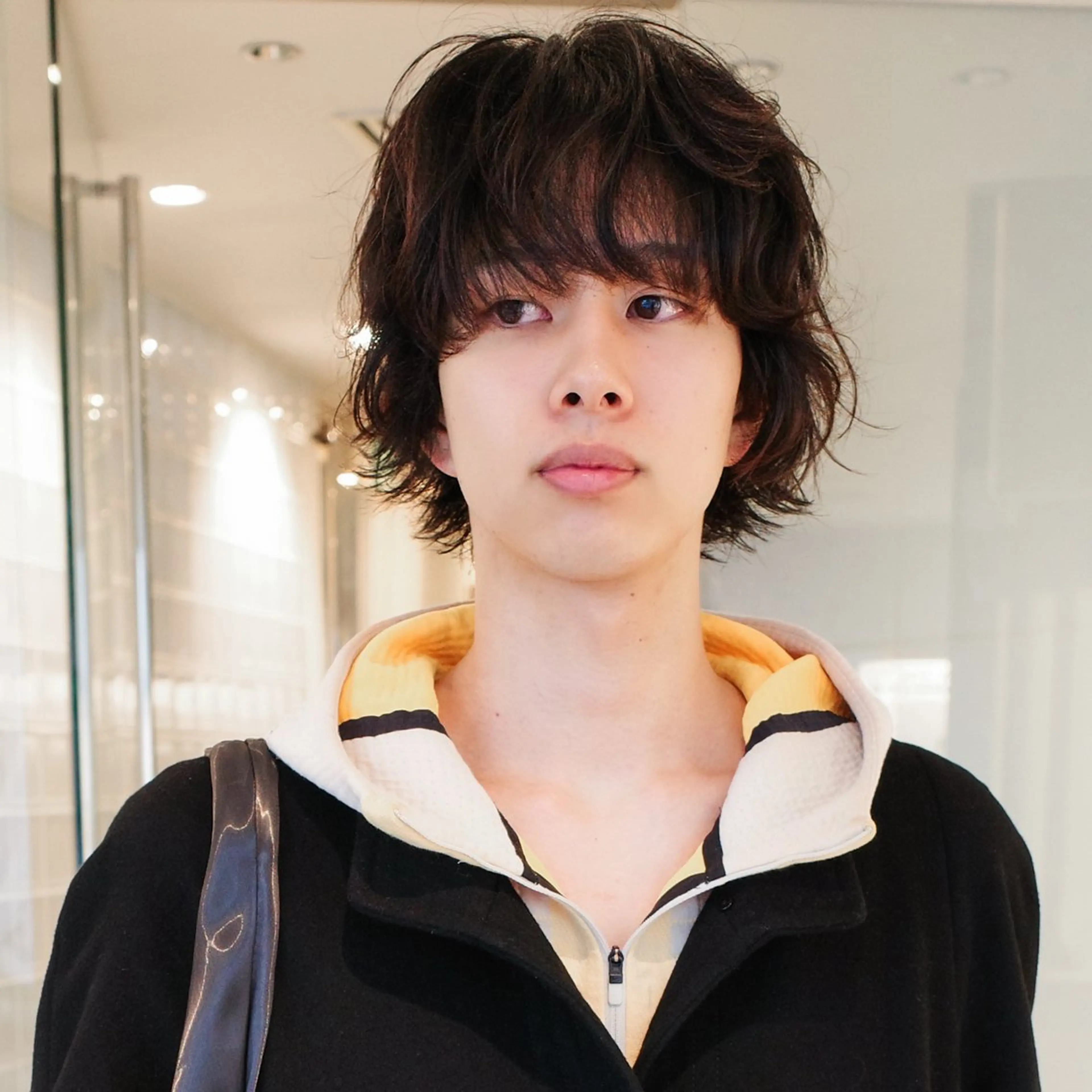 ミディアム パーマ メンズ カット パーマ トリートメント メンズ/スパイキー ショート/ミツイのヘアスタイル