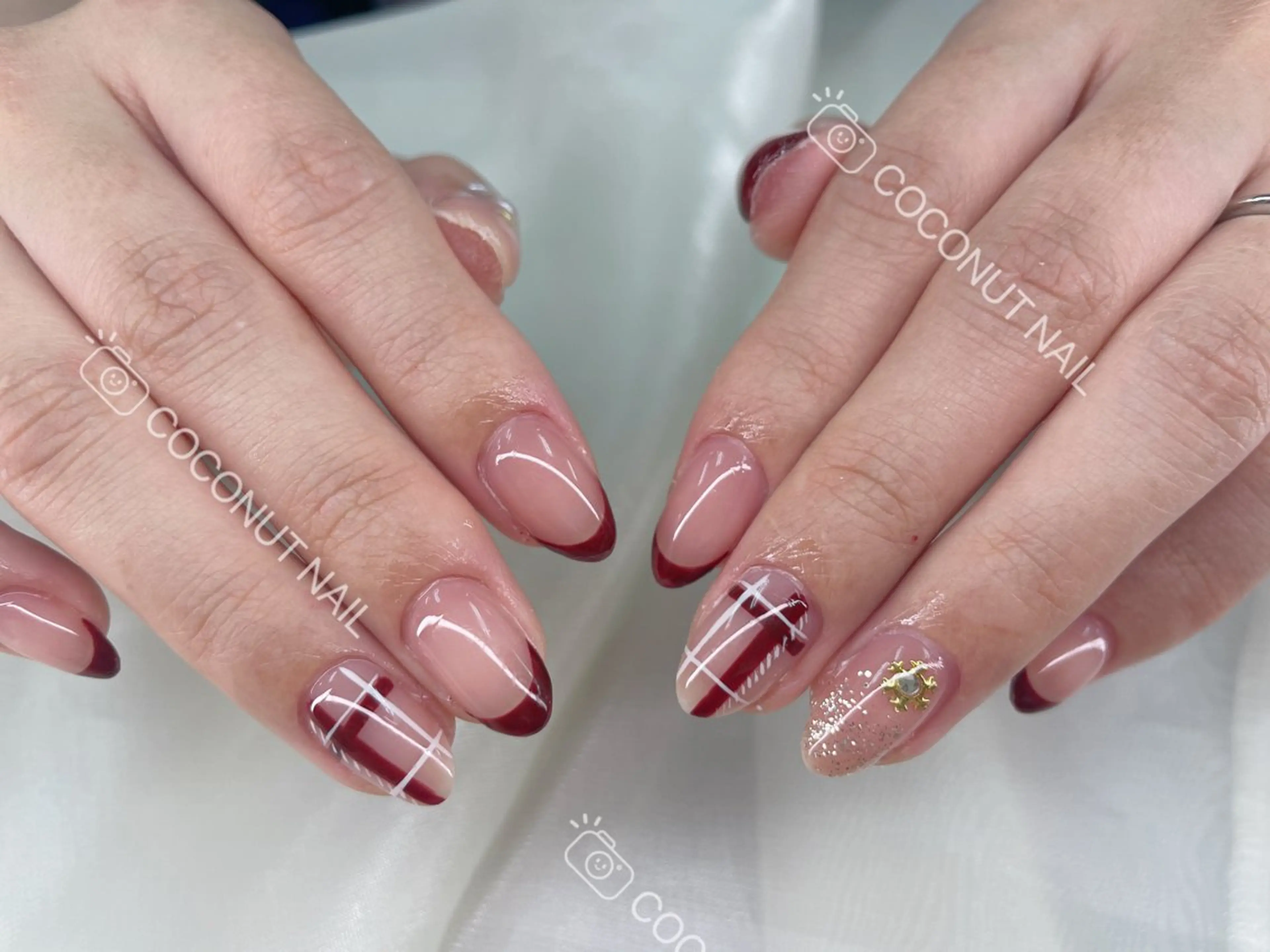 ネイル ハンドネイル 神田 ココナッツのネイルデザイン