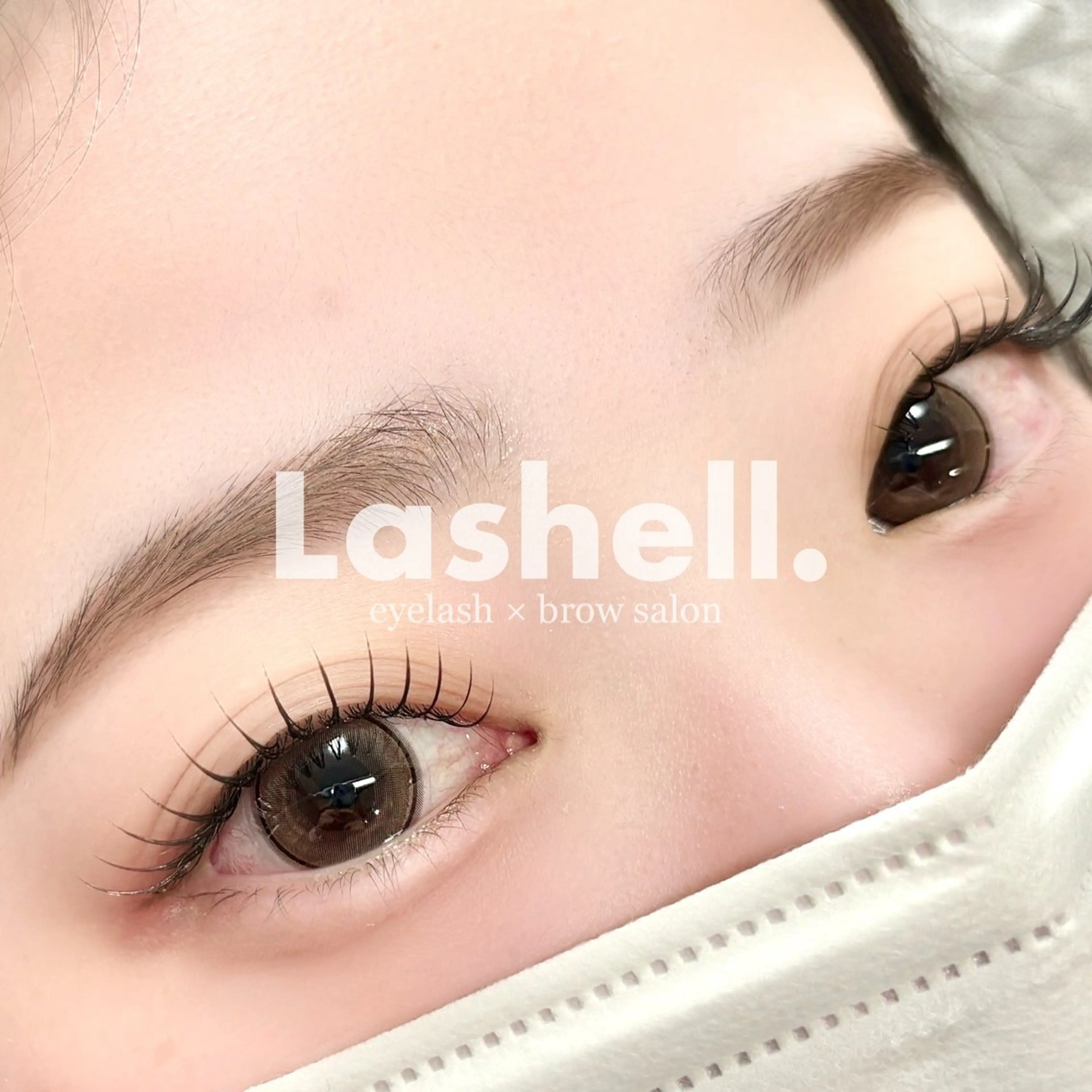 マツエク・マツパ フラットラッシュ ナチュラル ︎ Lashell️ 🎀🫧ranのマツエク・マツパデザイン