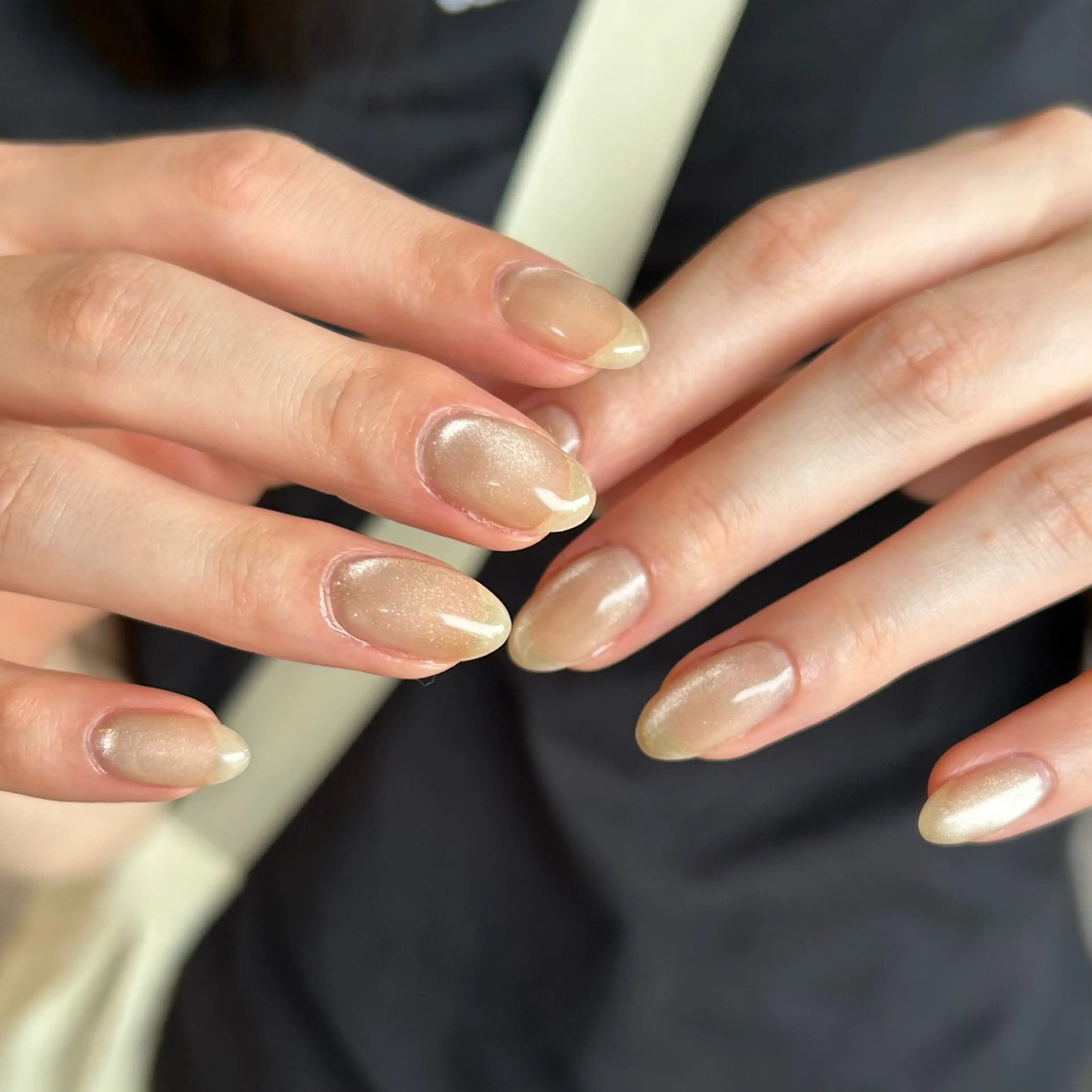 ネイル フラッシュネイル マグネットネイル オフィスネイル ワンカラーネイル シンプルネイル Rihka所属・nailsalon Rihkaのネイルデザイン