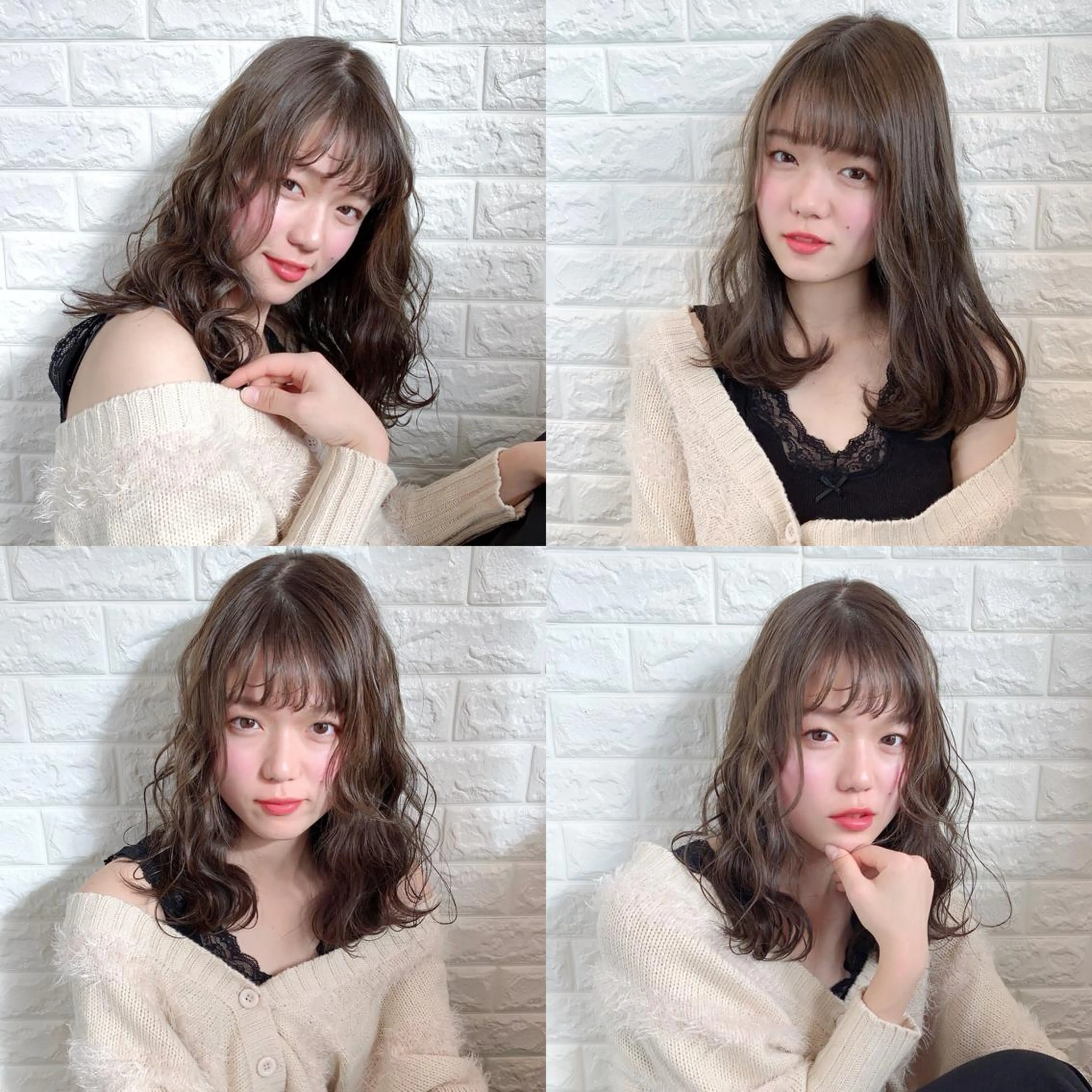 ミディアム カラー ヘアアレンジ 🌿‬ ܸAir 透明感🌱西村知佳のヘアスタイル