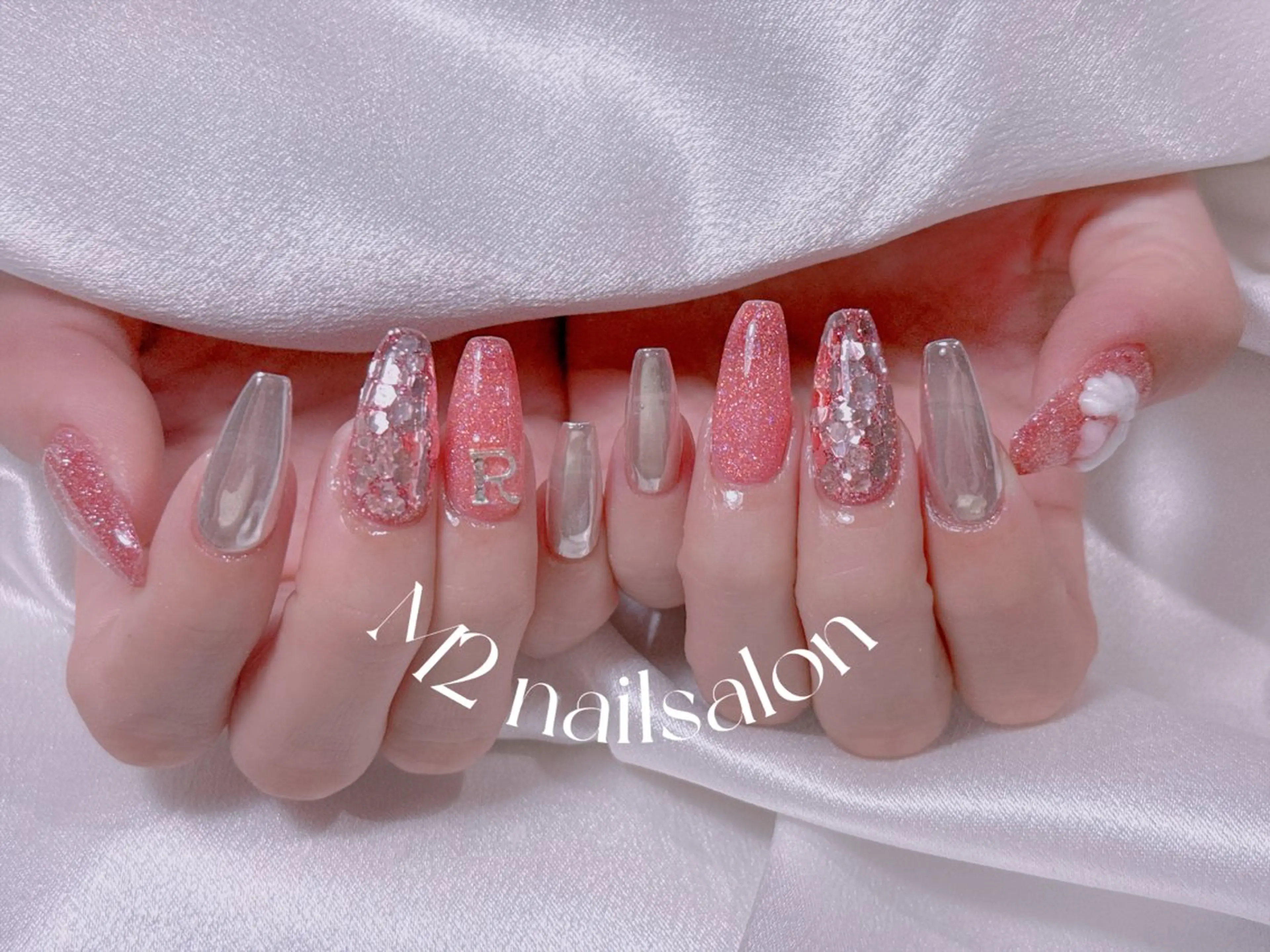 ネイル ハンドネイル 長さだし専門店 M2　rikaのネイルデザイン